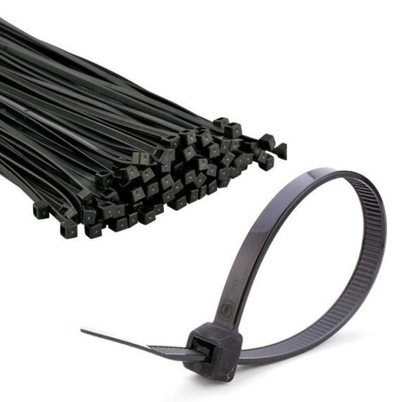 KSN Kablo Bağı Plastik Kelepçe Siyah 4.8x200mm  -  100 Adet 