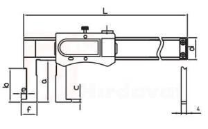 Asimeto AS-309 Dijital İç Kanal Kumpası 25-200mm