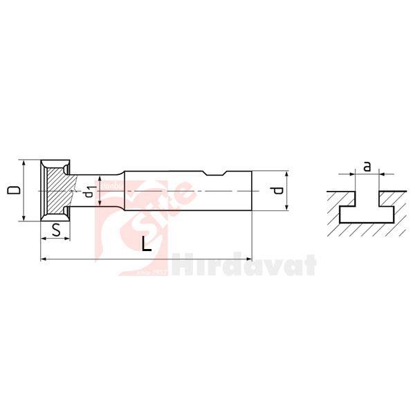 ZPS-FN T-Yarık Freze 7.5x1.5mm DIN 850