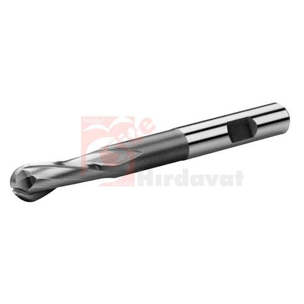 PLD İki Ağızlı Uzun Küresel Freze 24mm HSS