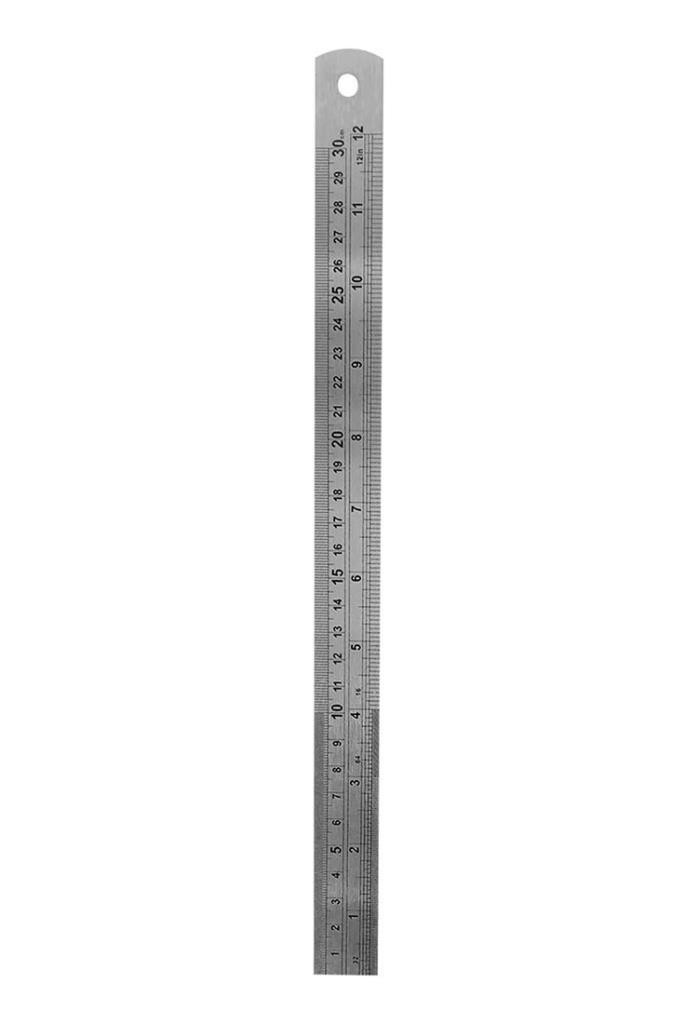 150x15mm PASLANMAZ ÇELİK CETVEL 1 Adet