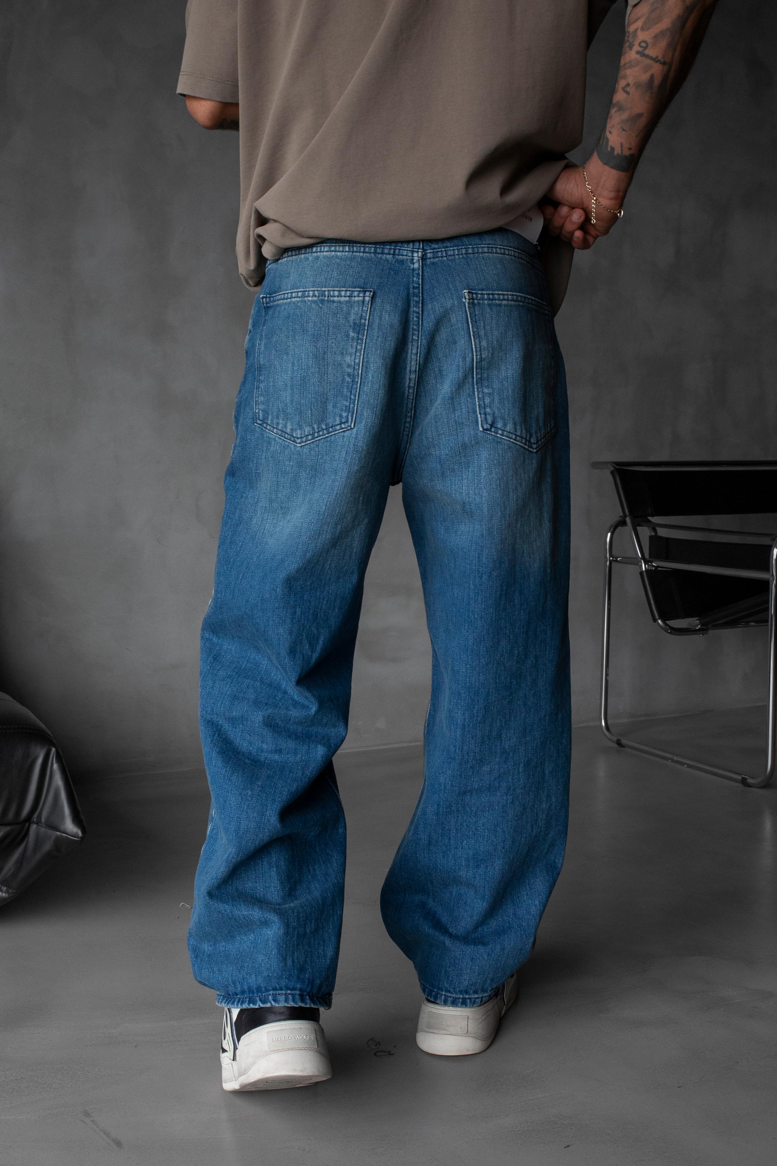Relaxed Baggy Jean Mavi Pantolon