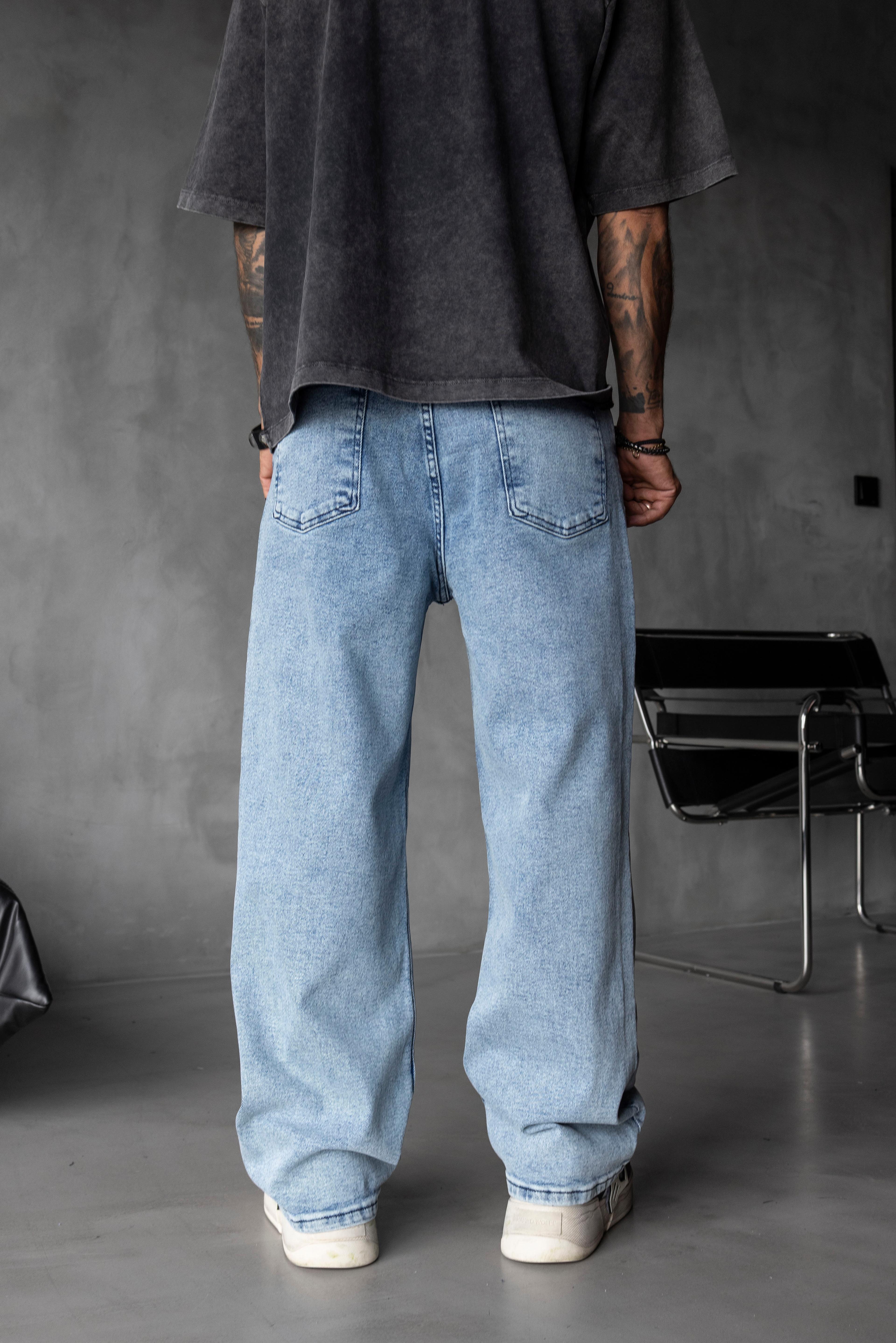 Relaxed Baggy Jean Mavi Pantolon