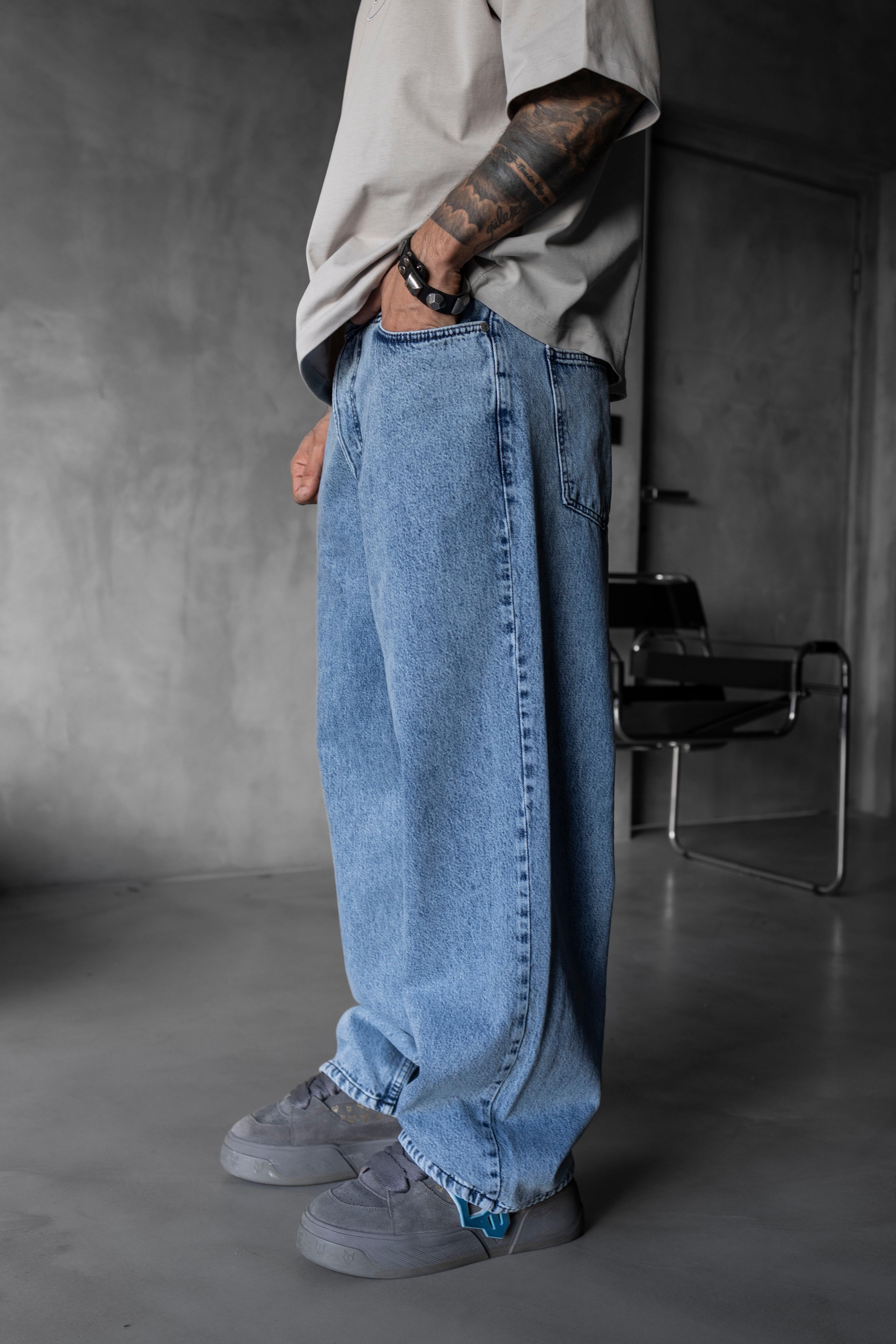 Relaxed Baggy Jean Mavi Pantolon