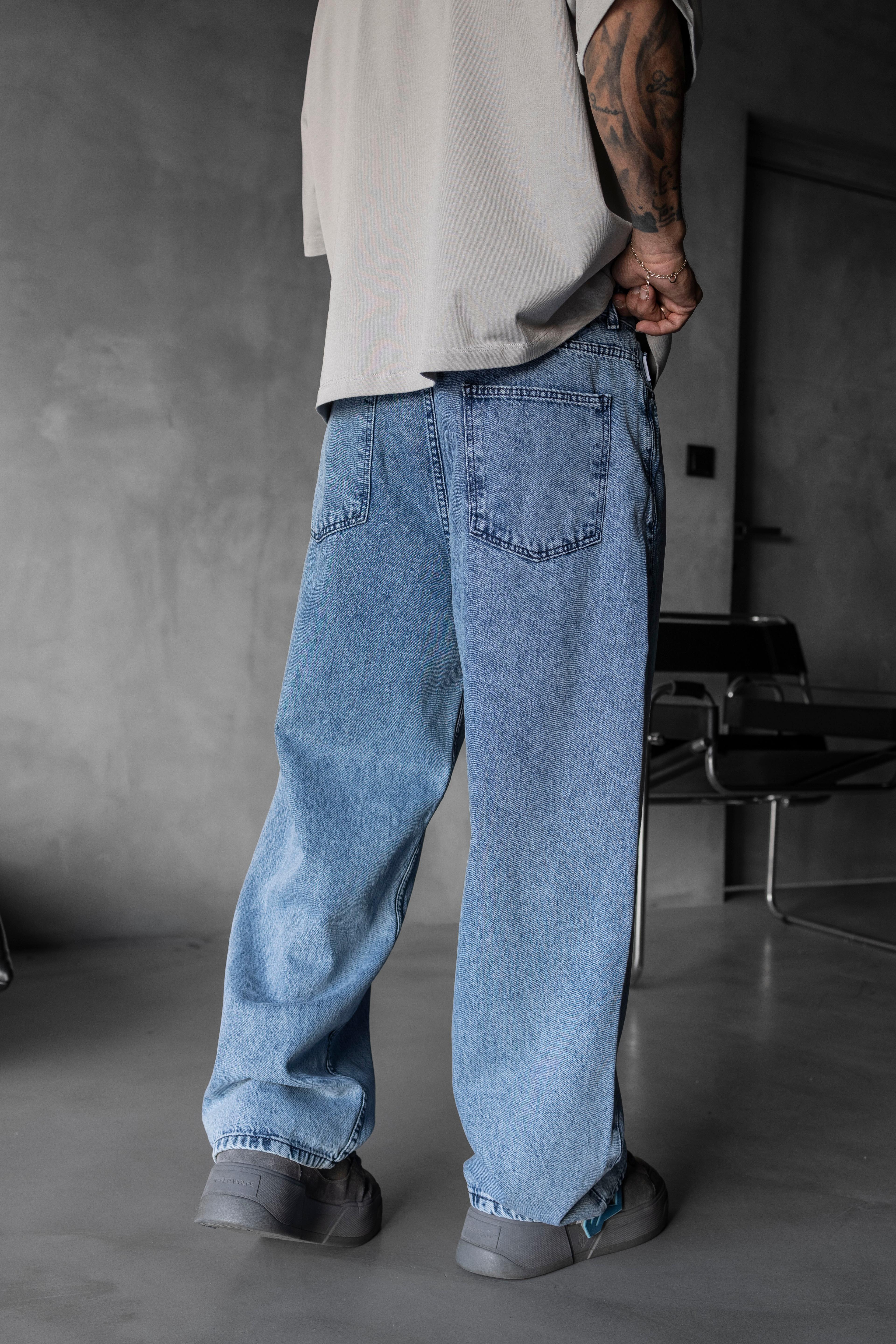 Relaxed Baggy Jean Mavi Pantolon