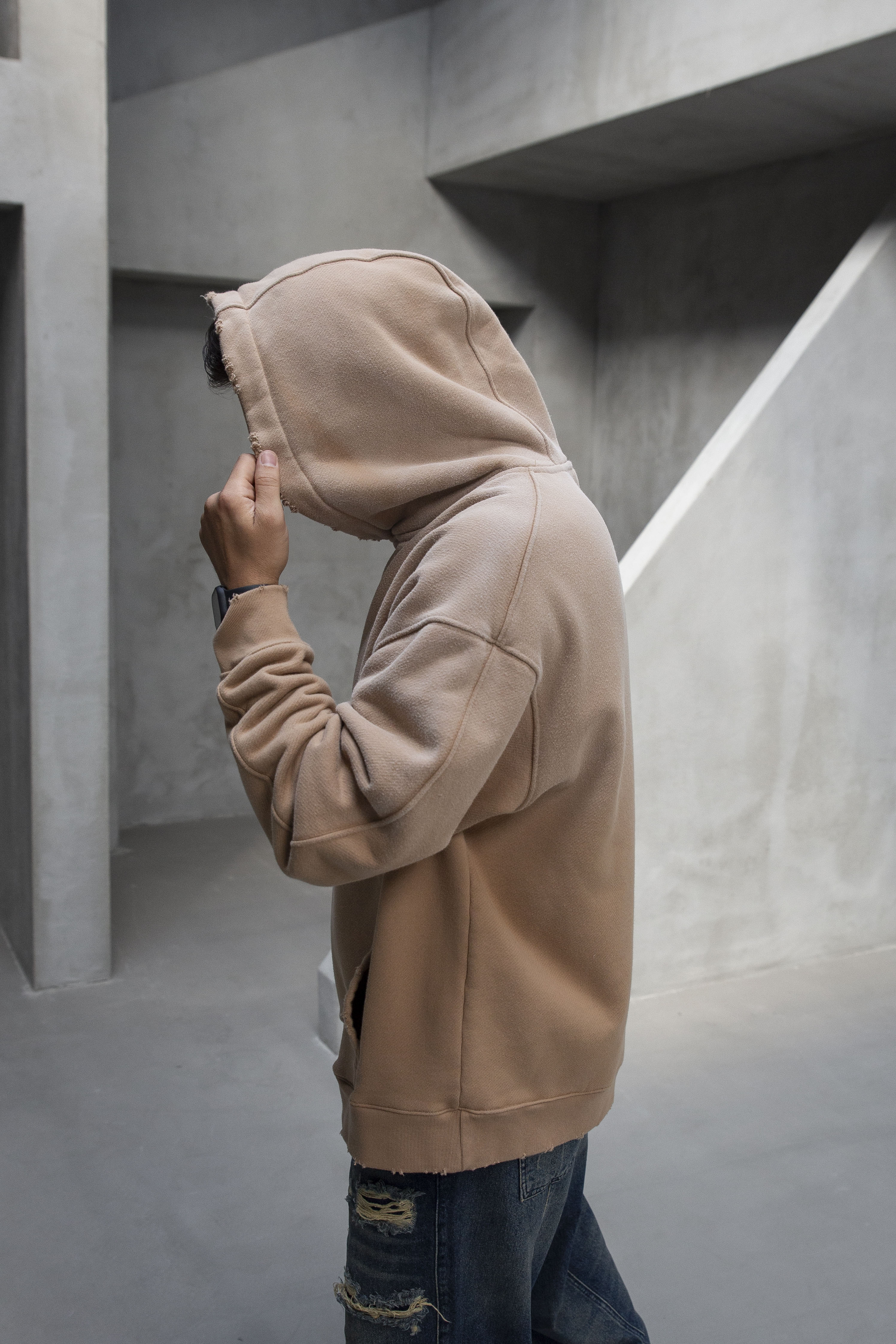 Black Island Oversized Basic Hoodie