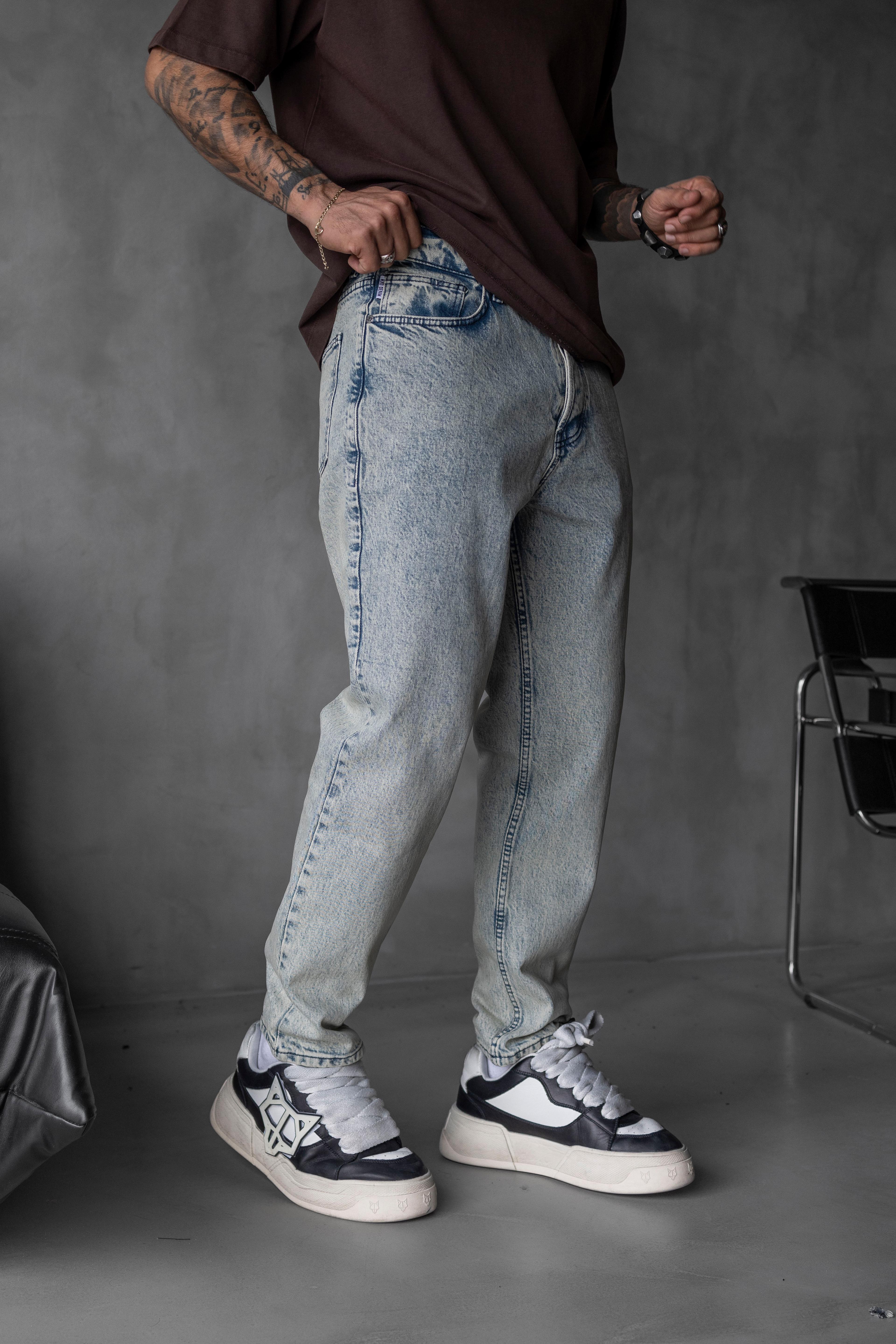 Loose Fit Blue Denim Jean