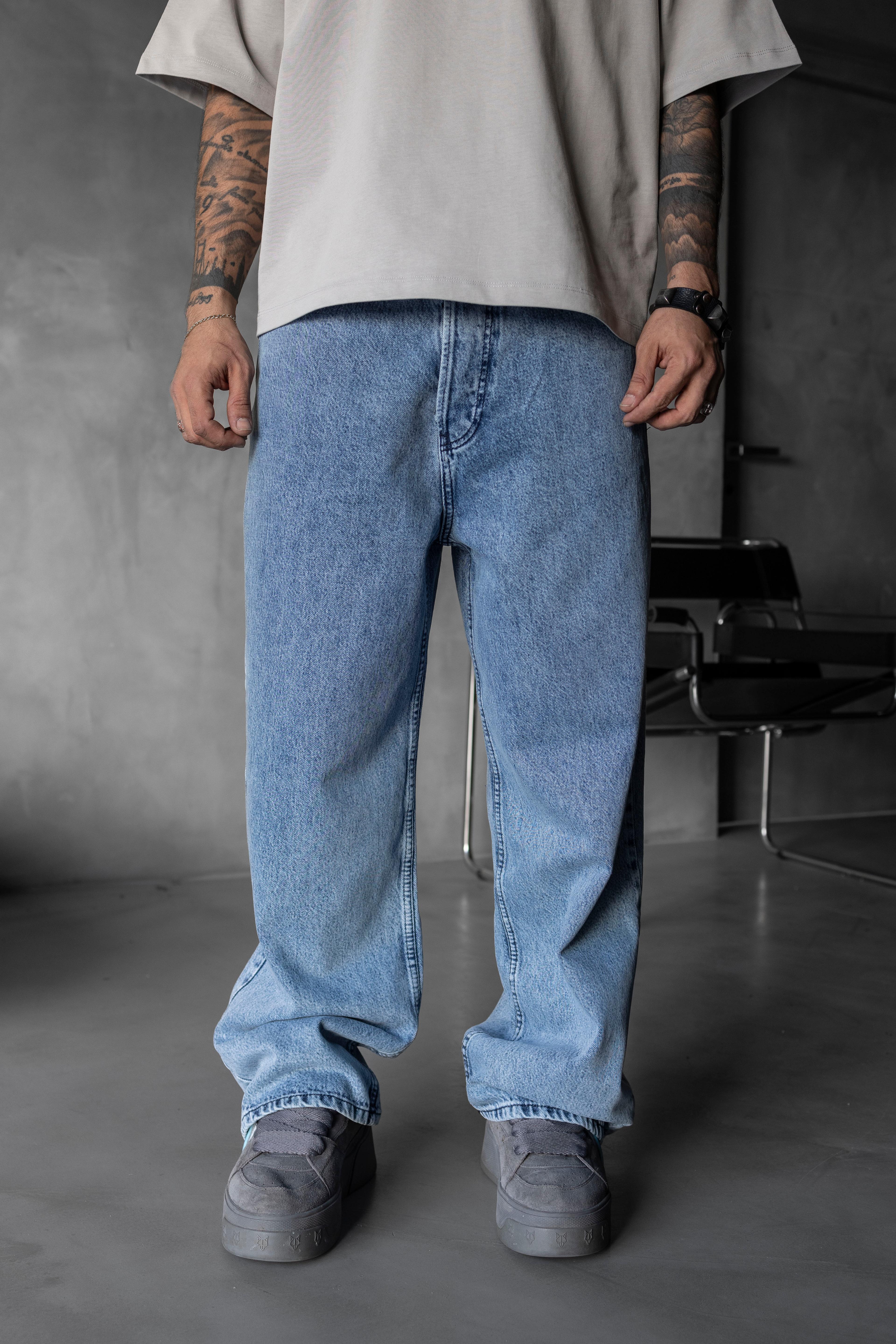 Relaxed Baggy Jean Mavi Pantolon
