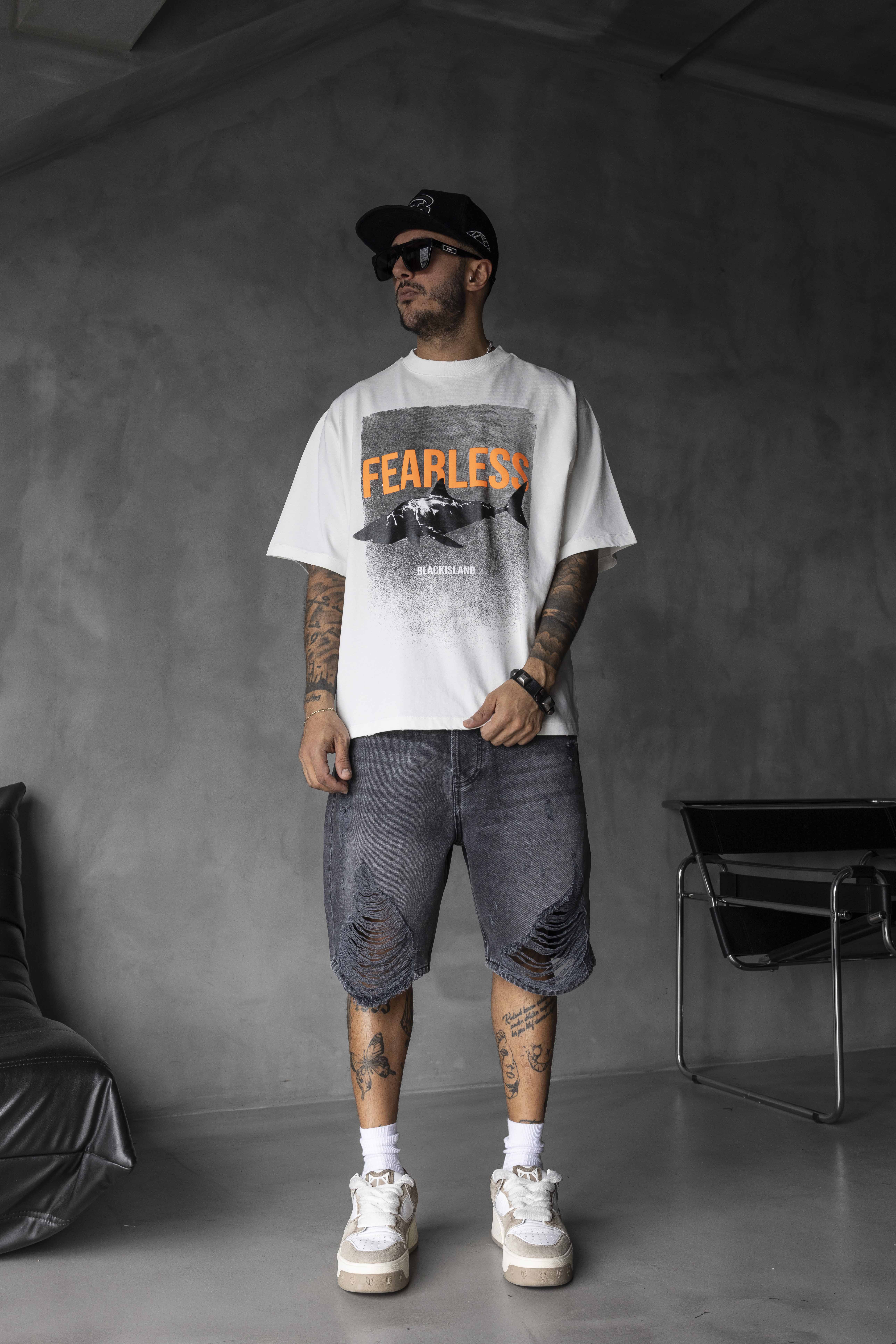 Black Island Fearless Oversized T-Shirt