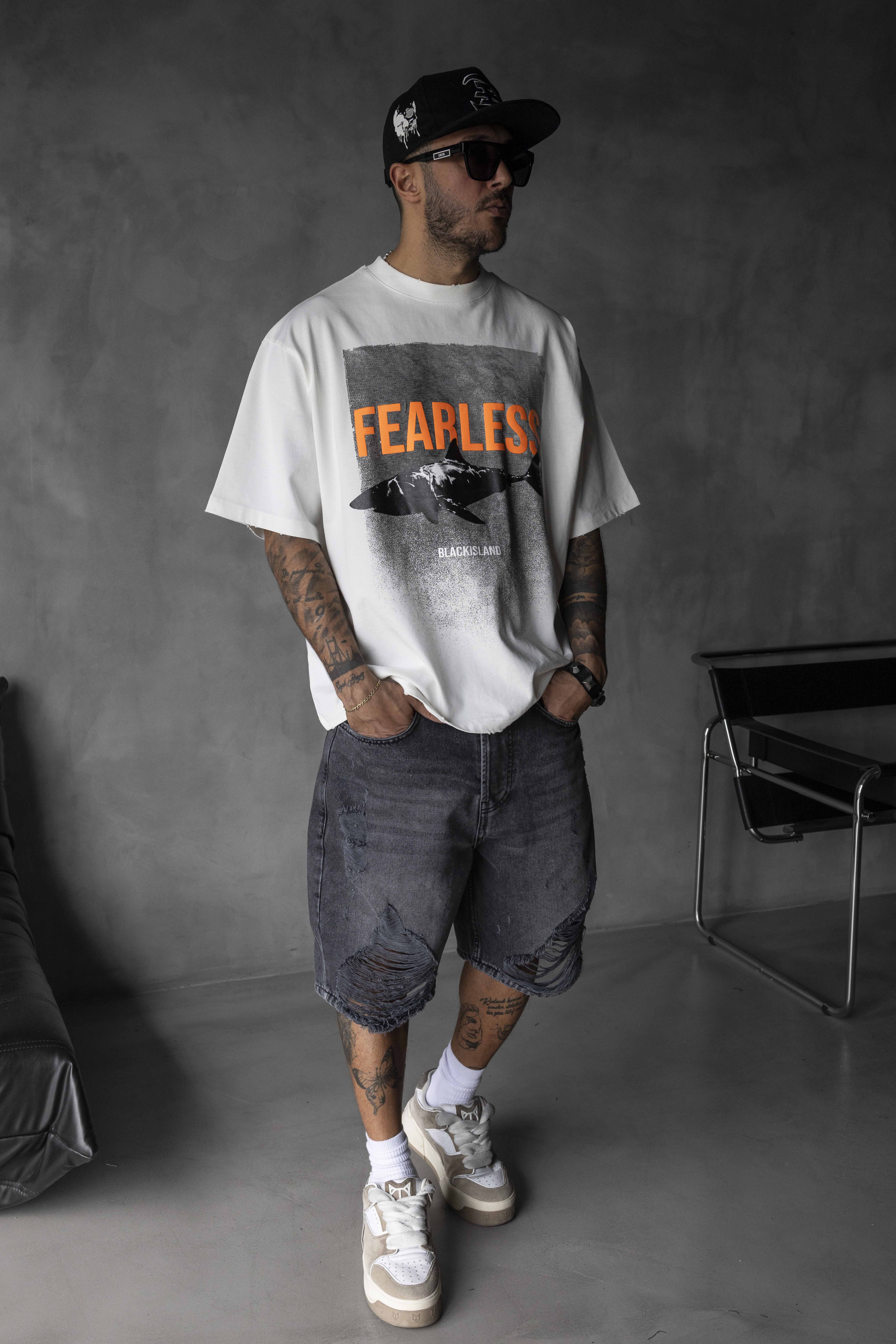 Black Island Fearless Oversized T-Shirt