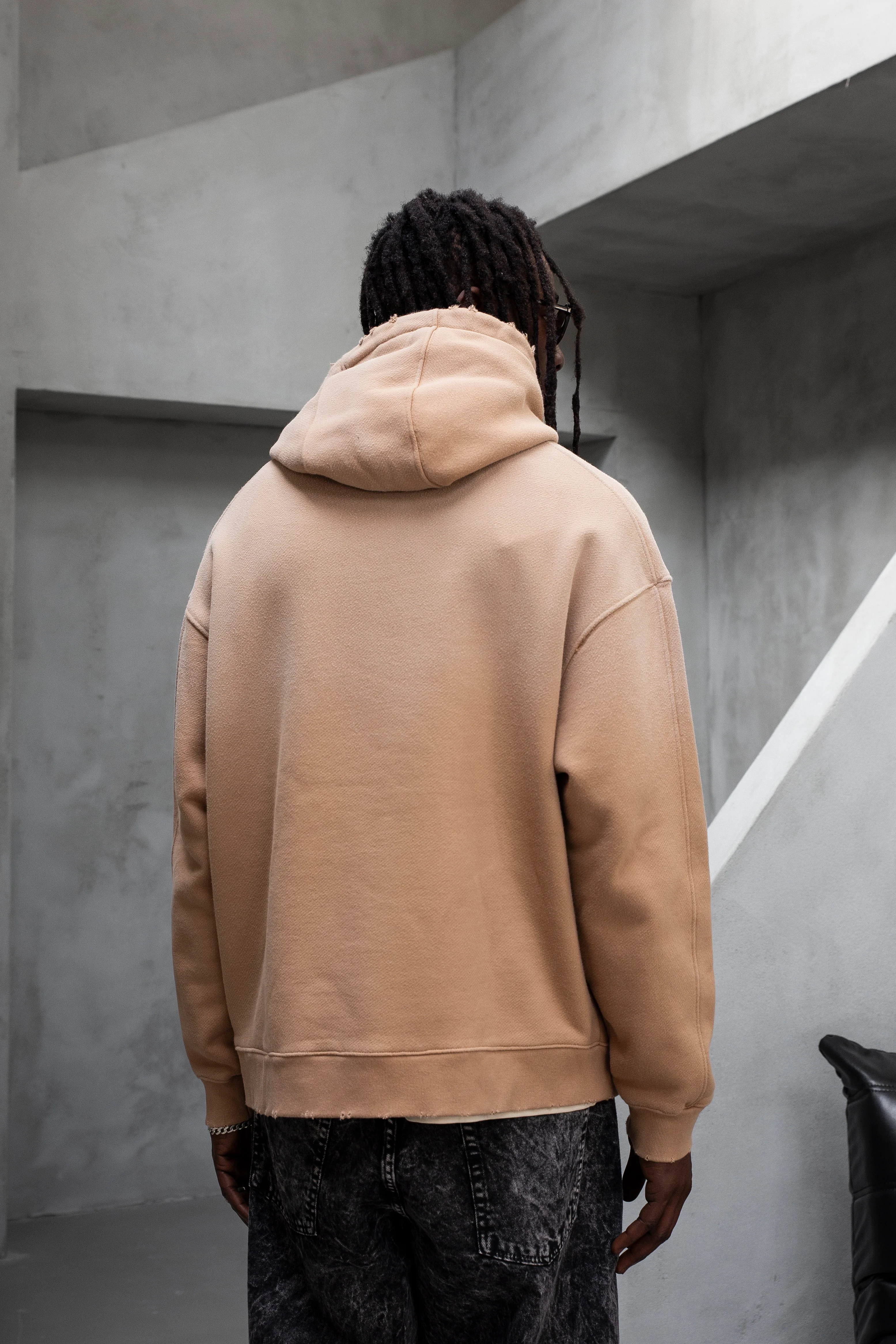 Black Island Oversized Basic Hoodie