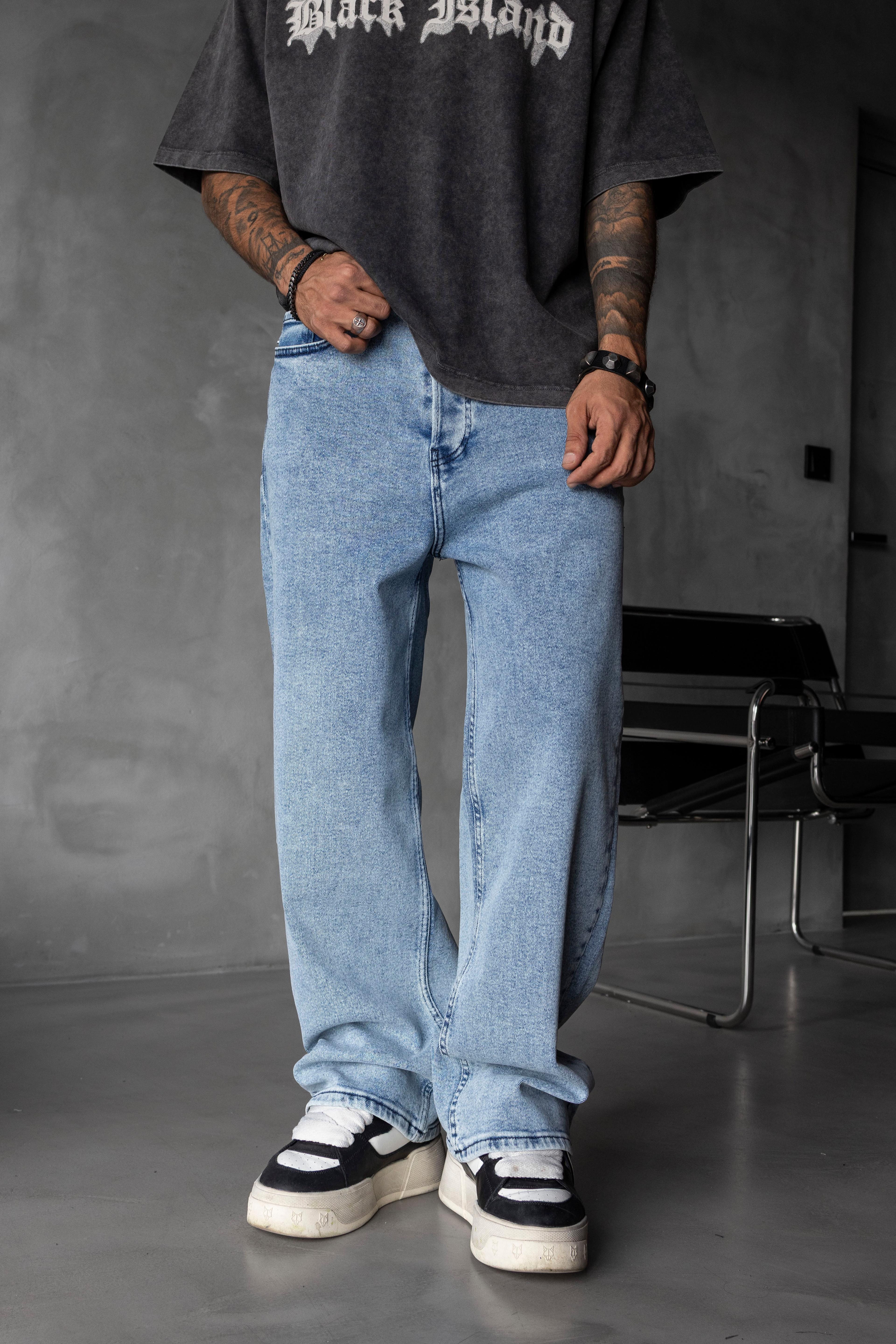 Relaxed Baggy Jean Mavi Pantolon