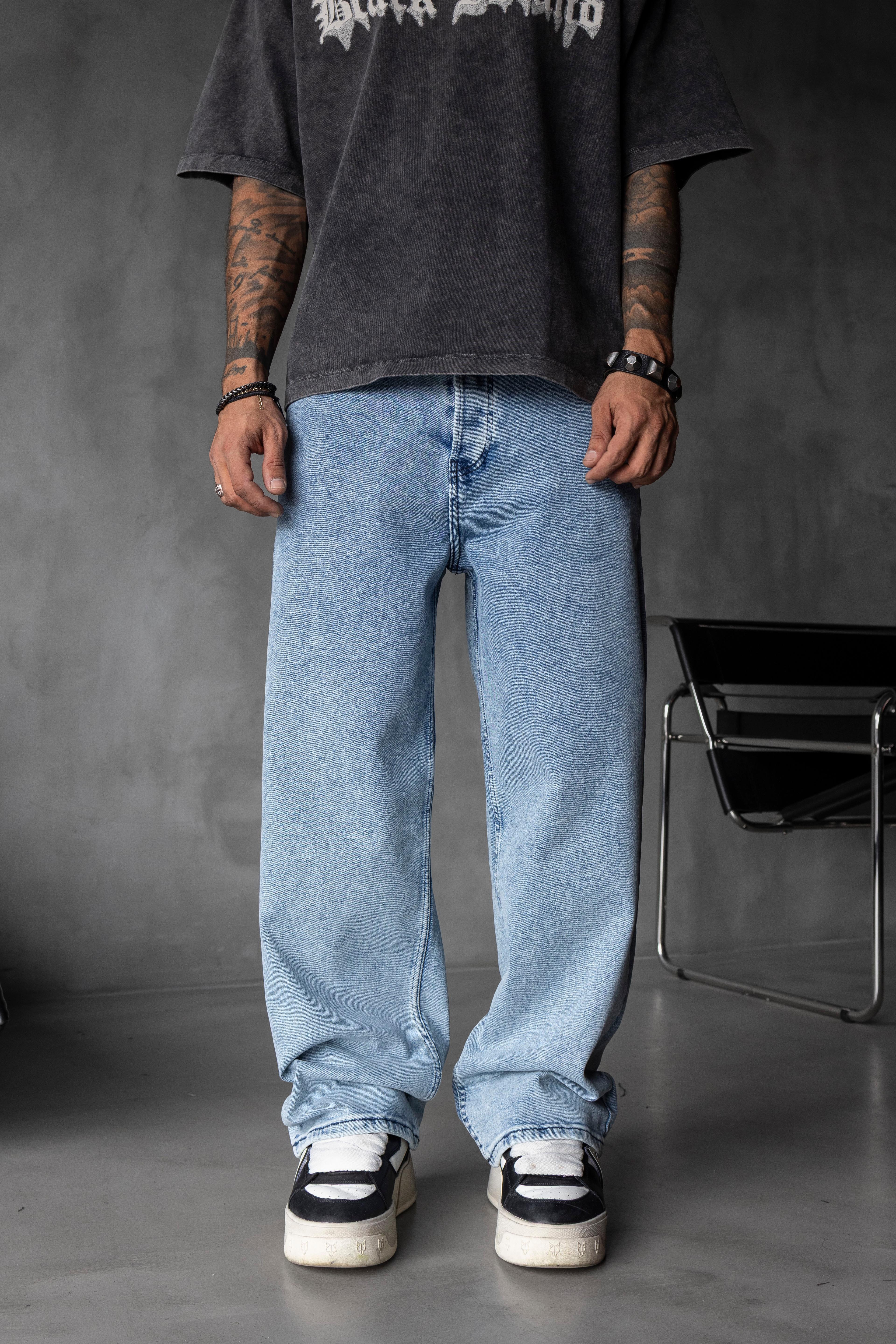 Relaxed Baggy Jean Mavi Pantolon