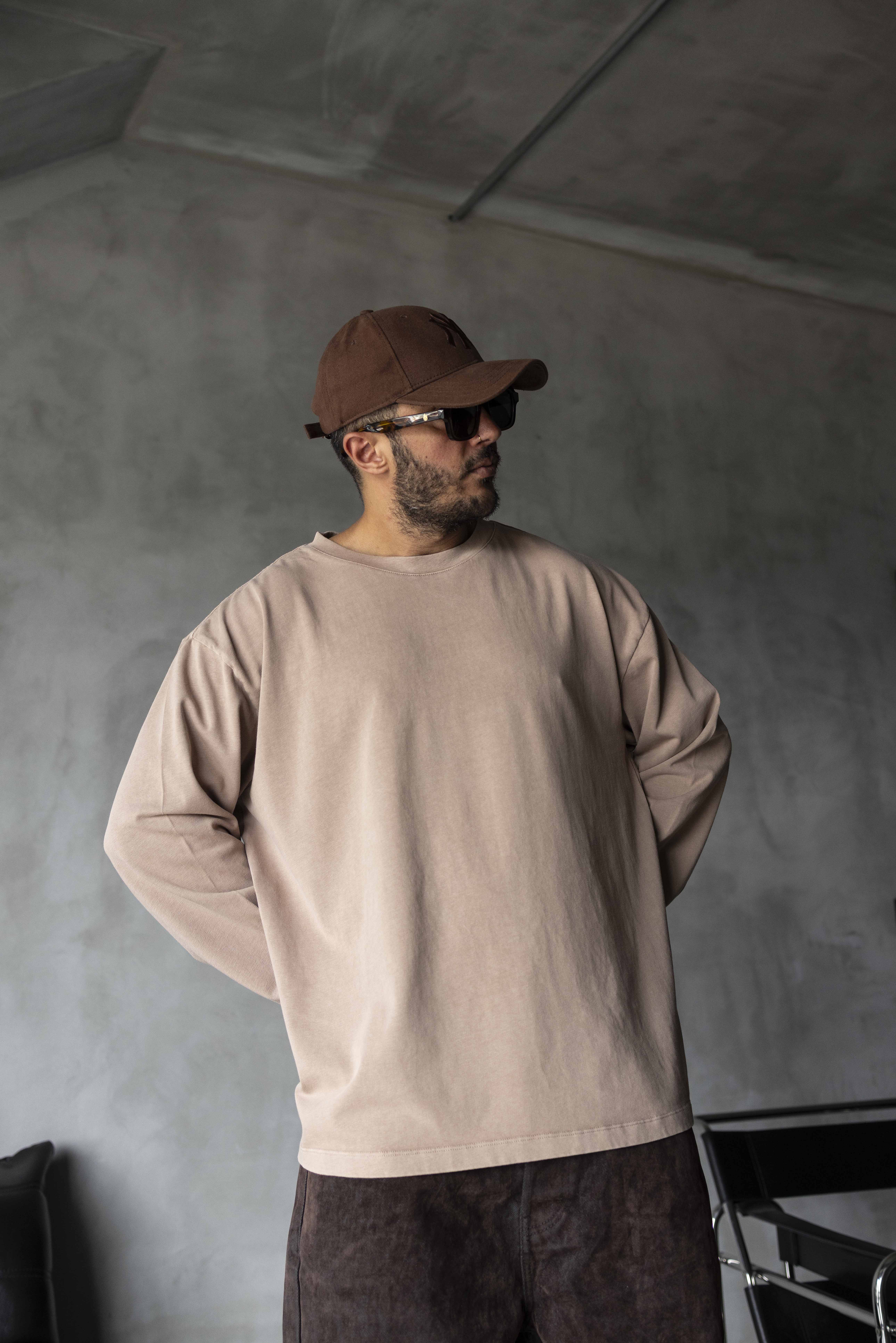 Black Island Oversized Ribbed Long Sleeve