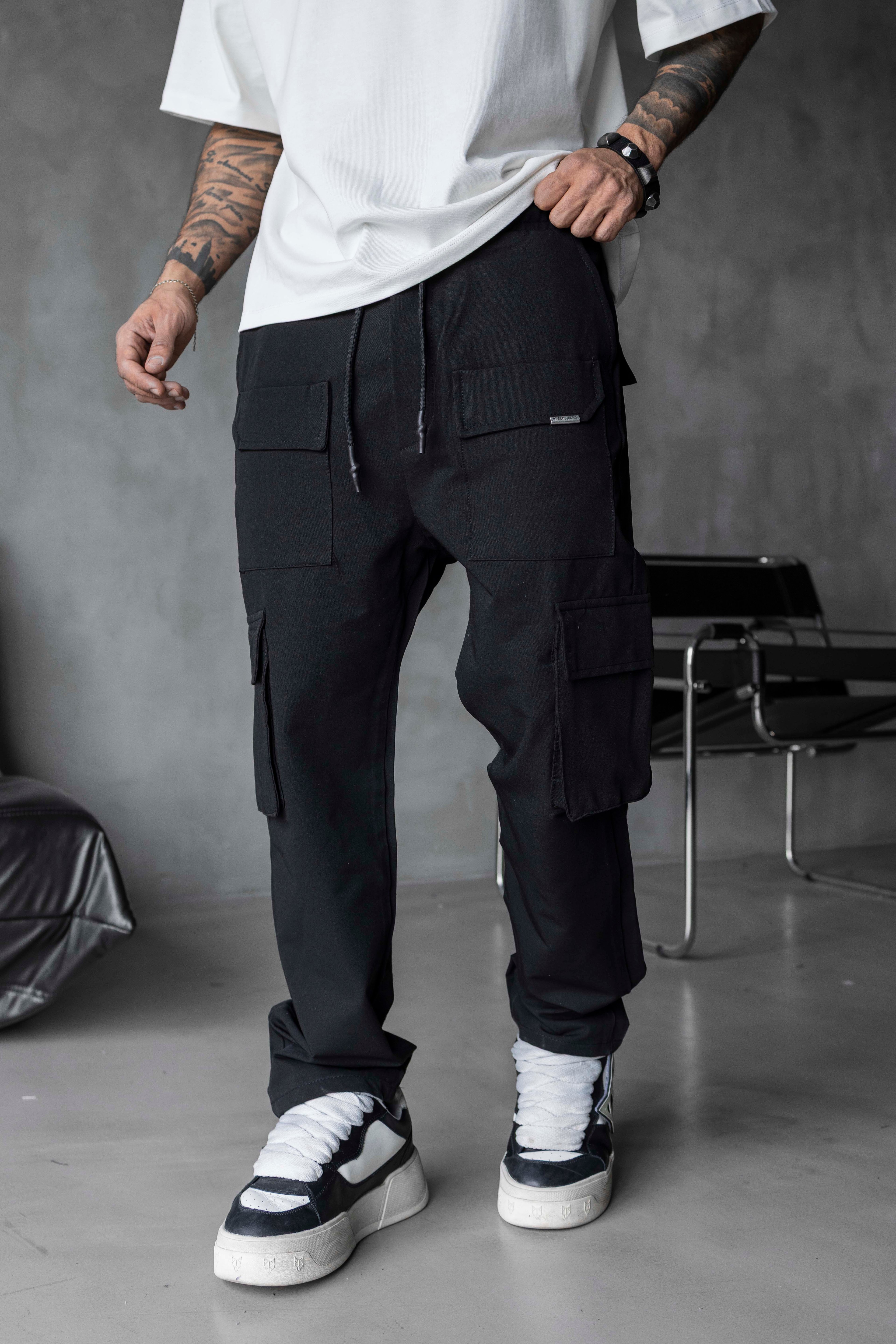 Çok Cepli Jogger Kargo Pantolon – Bağcıklı Rahat Kalıp