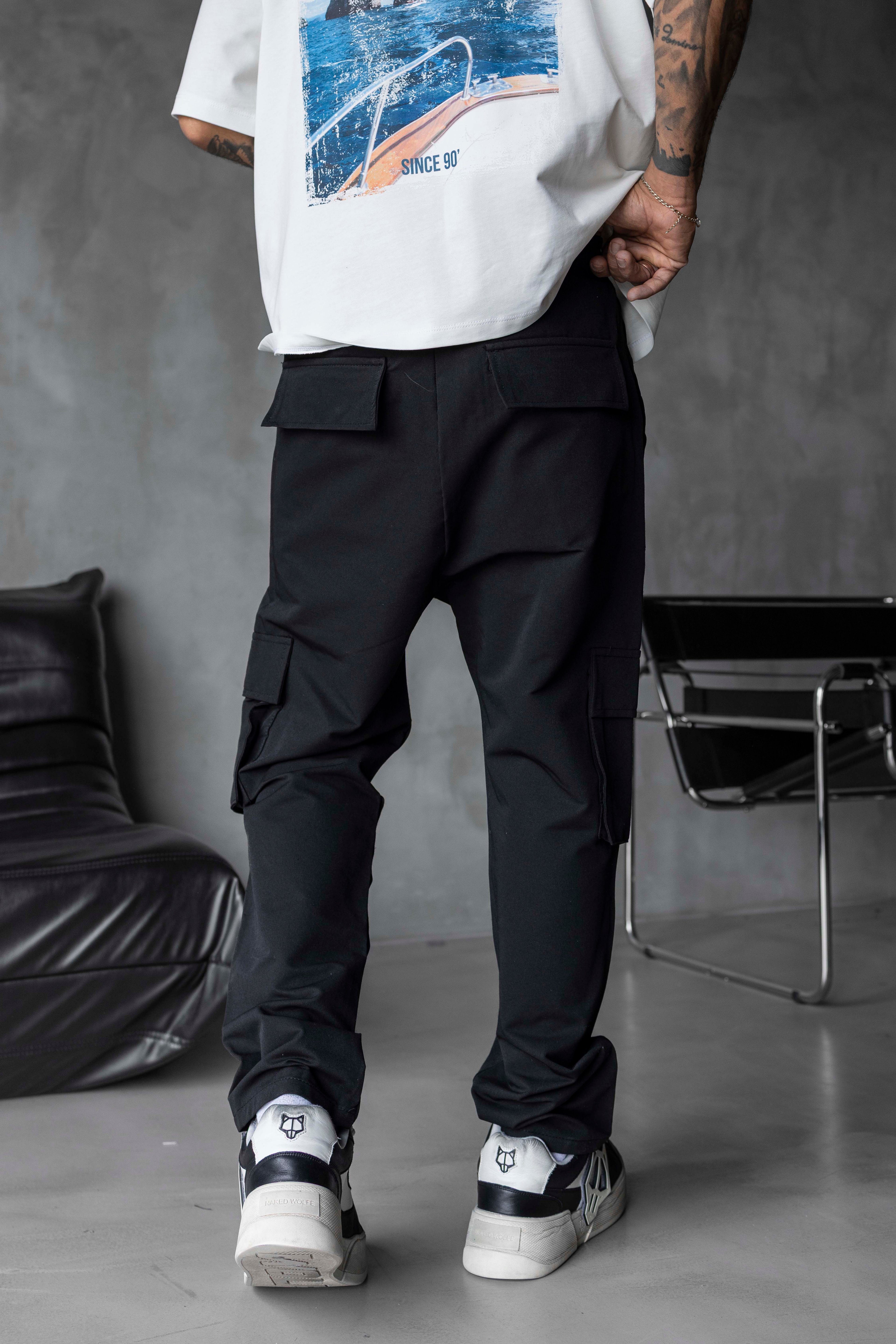 Çok Cepli Jogger Kargo Pantolon – Bağcıklı Rahat Kalıp