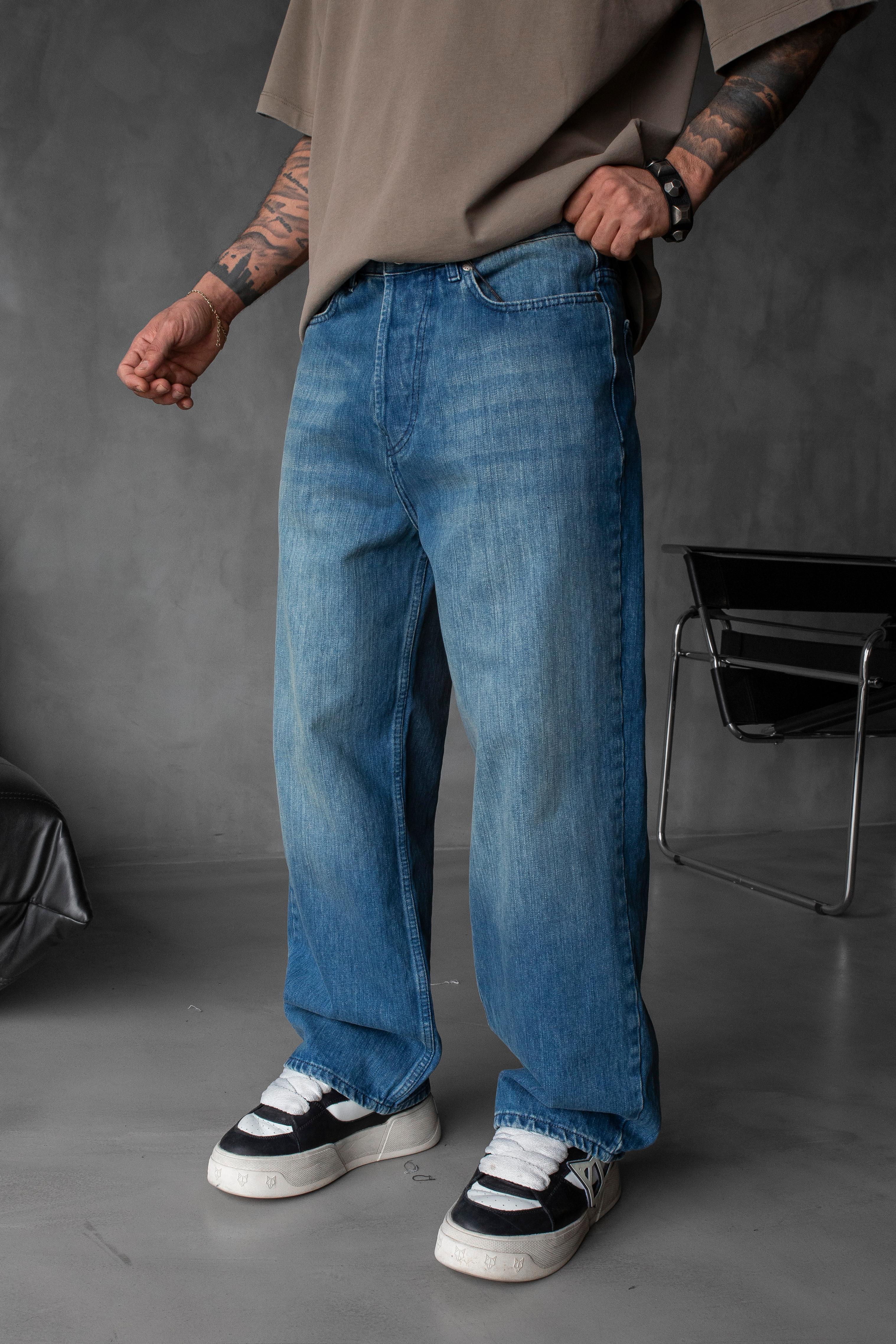 Relaxed Baggy Jean Mavi Pantolon