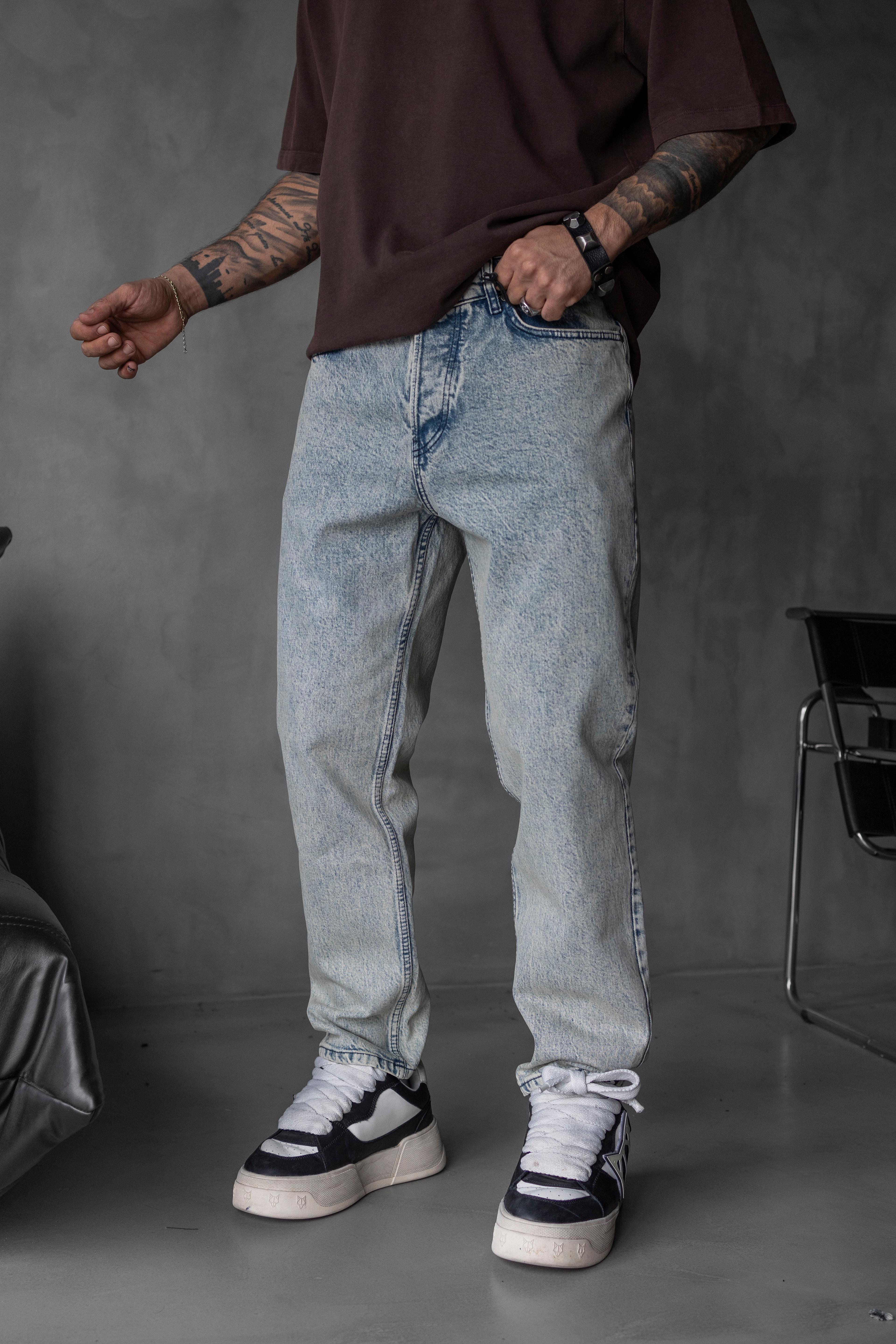 Loose Fit Blue Denim Jean