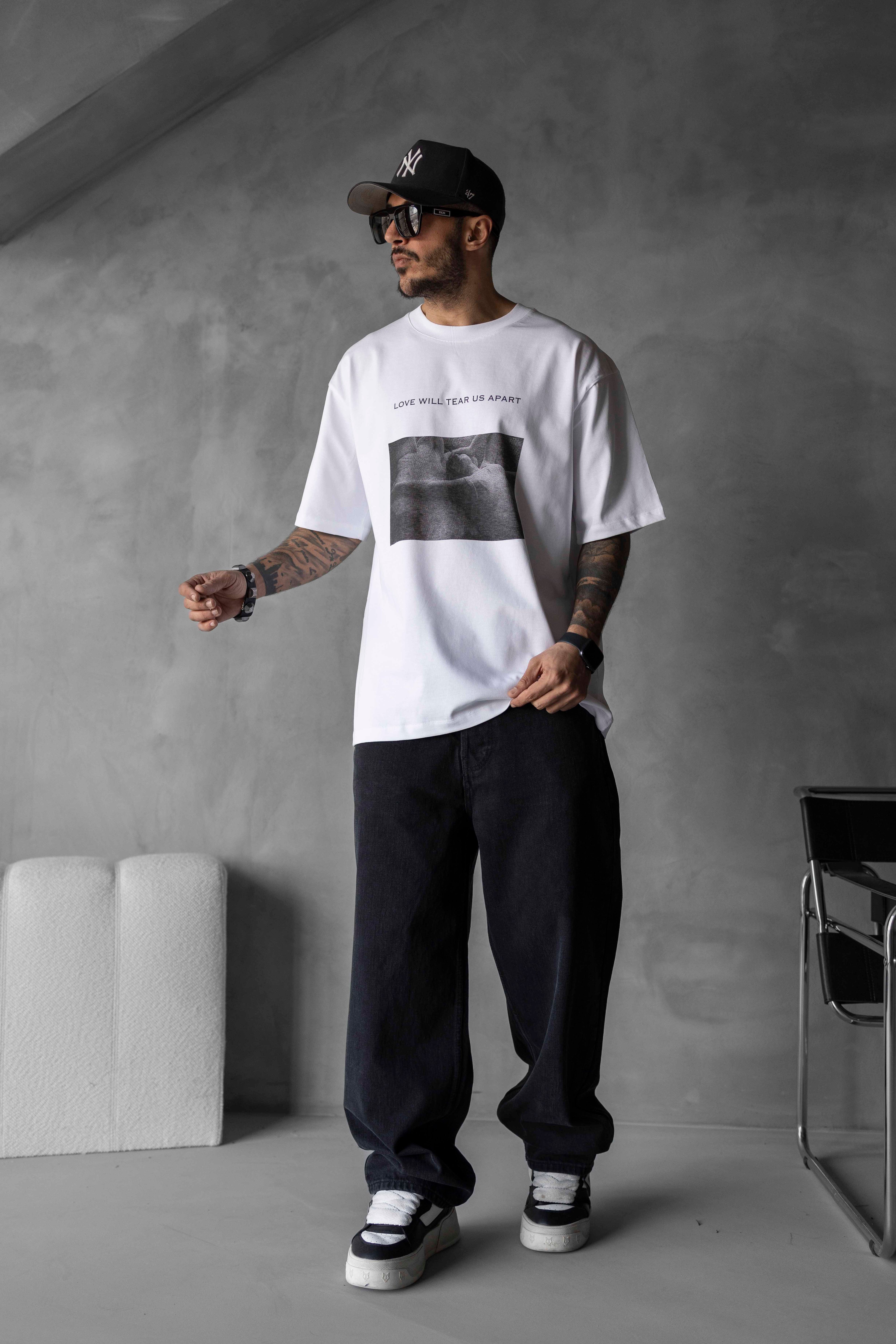 Baskılı Oversize Tişört