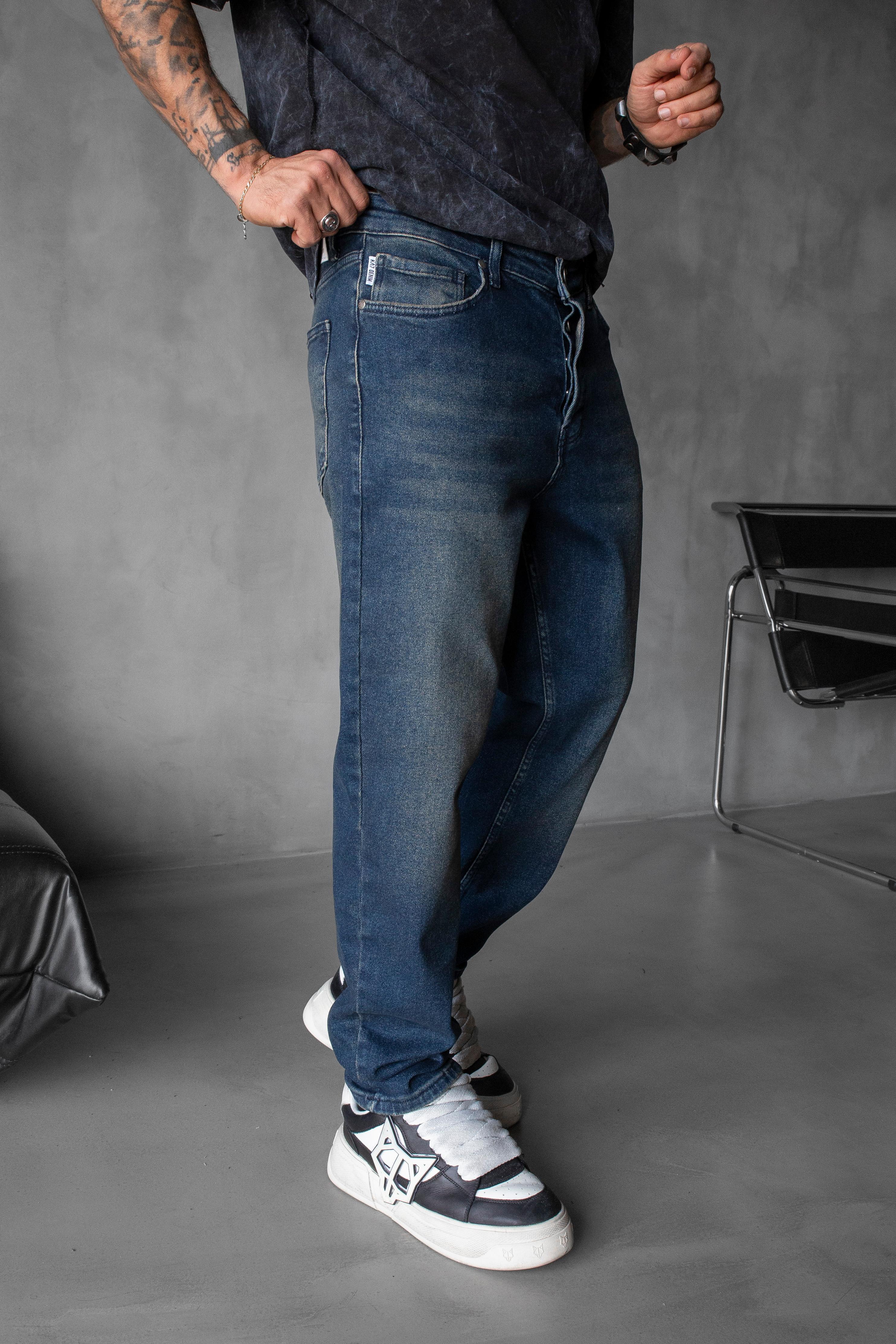 Loose Fit Blue Denim Jean