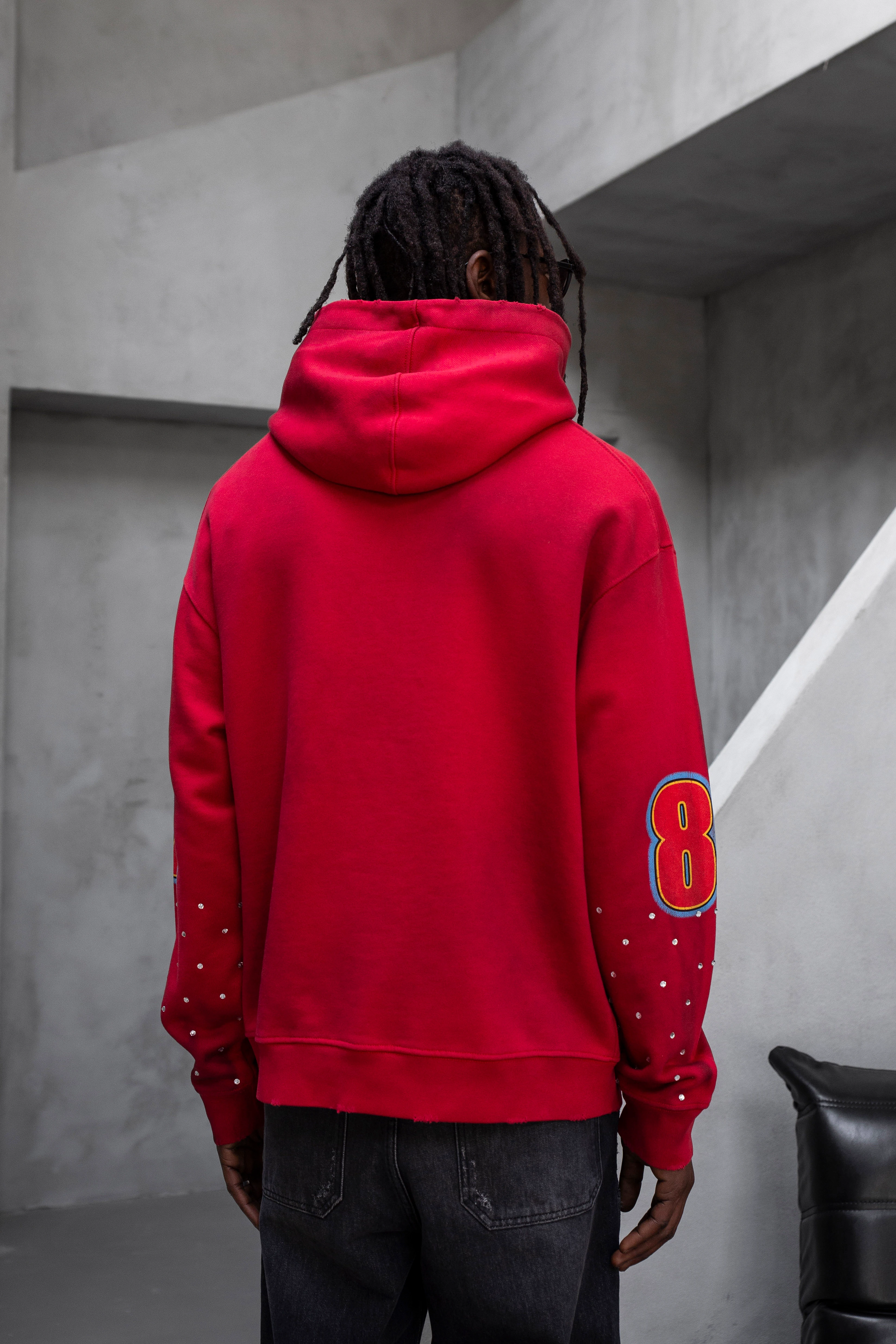 Black Racing Club Graphic Hoodie