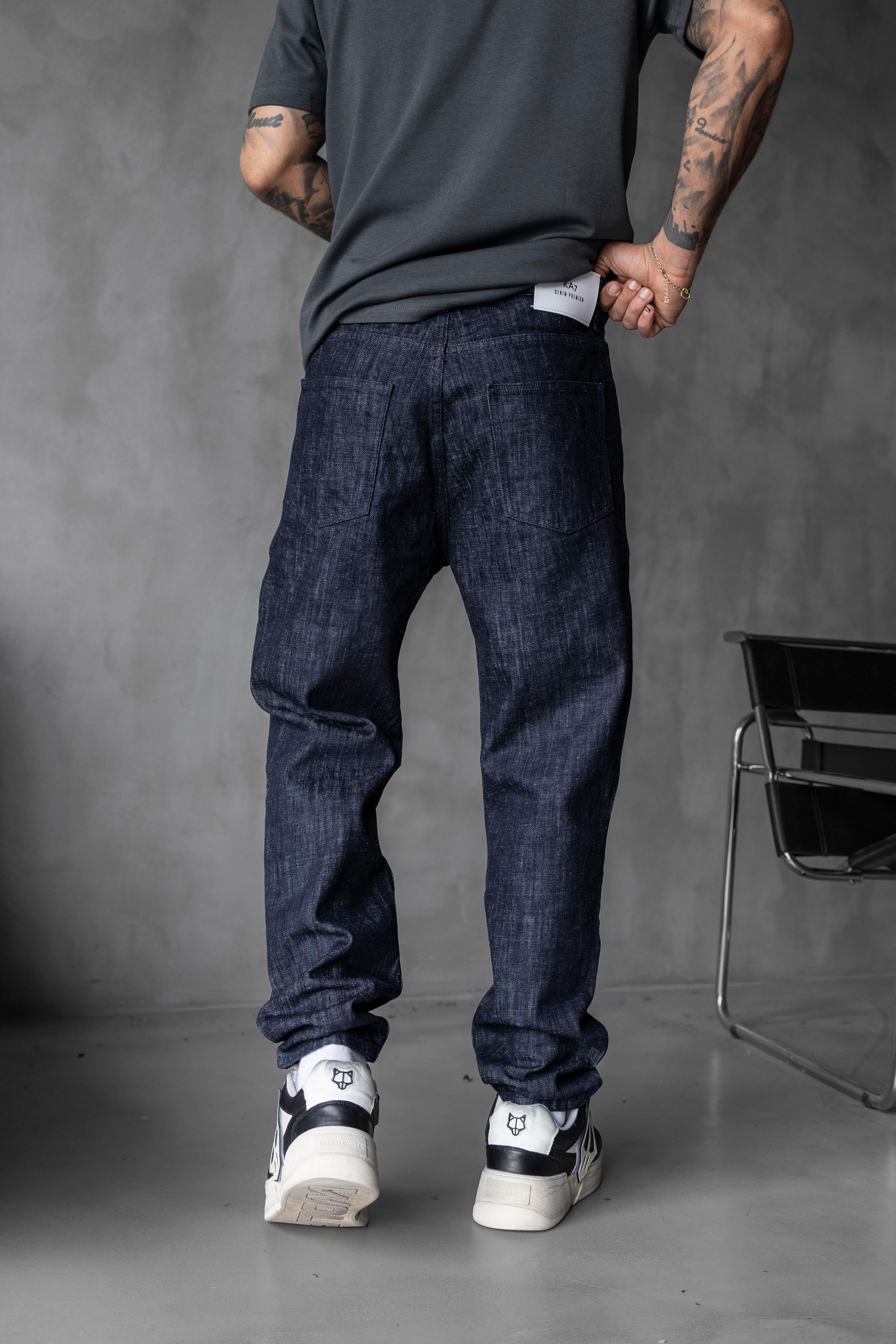 Loose Fit Larcivert Denim Jean