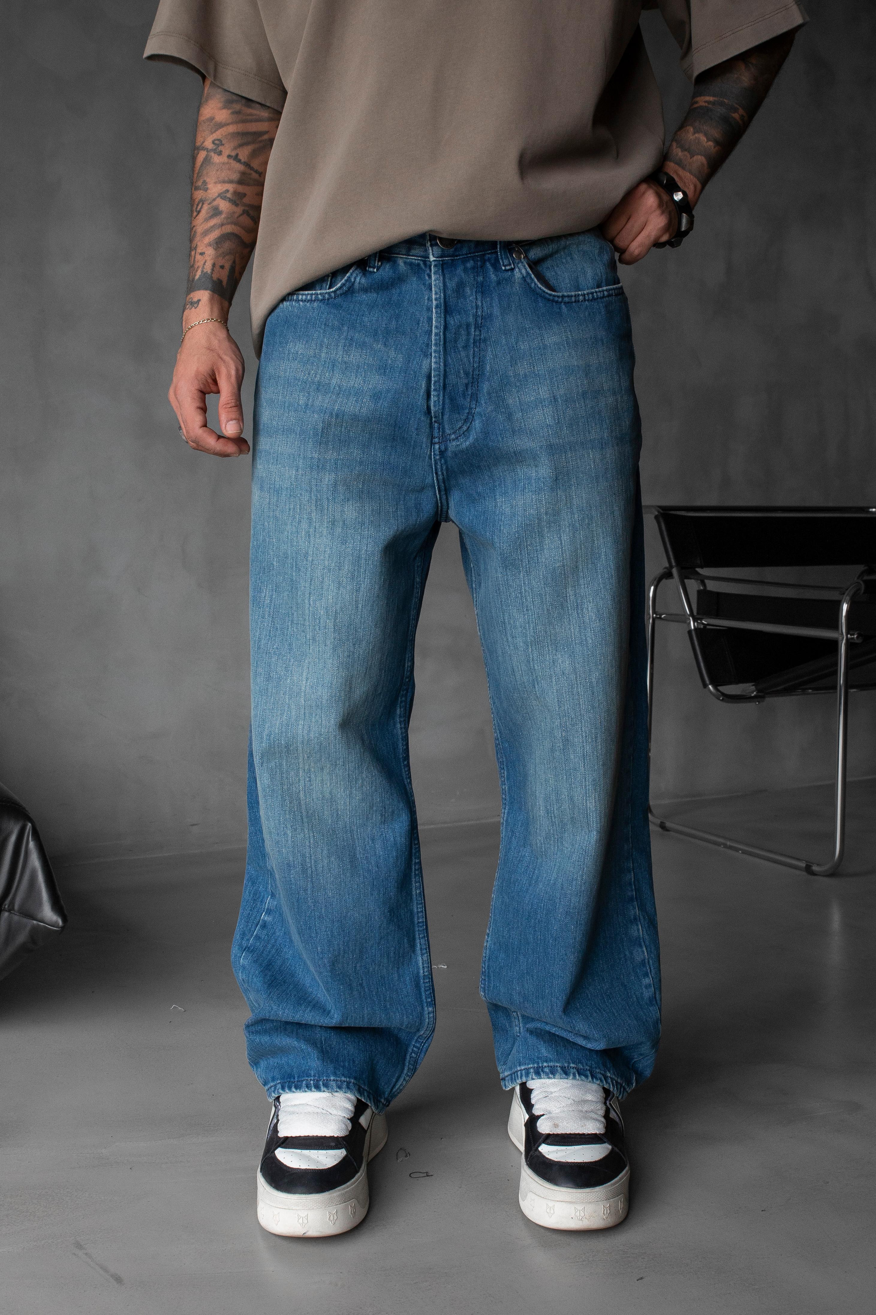 Relaxed Baggy Jean Mavi Pantolon