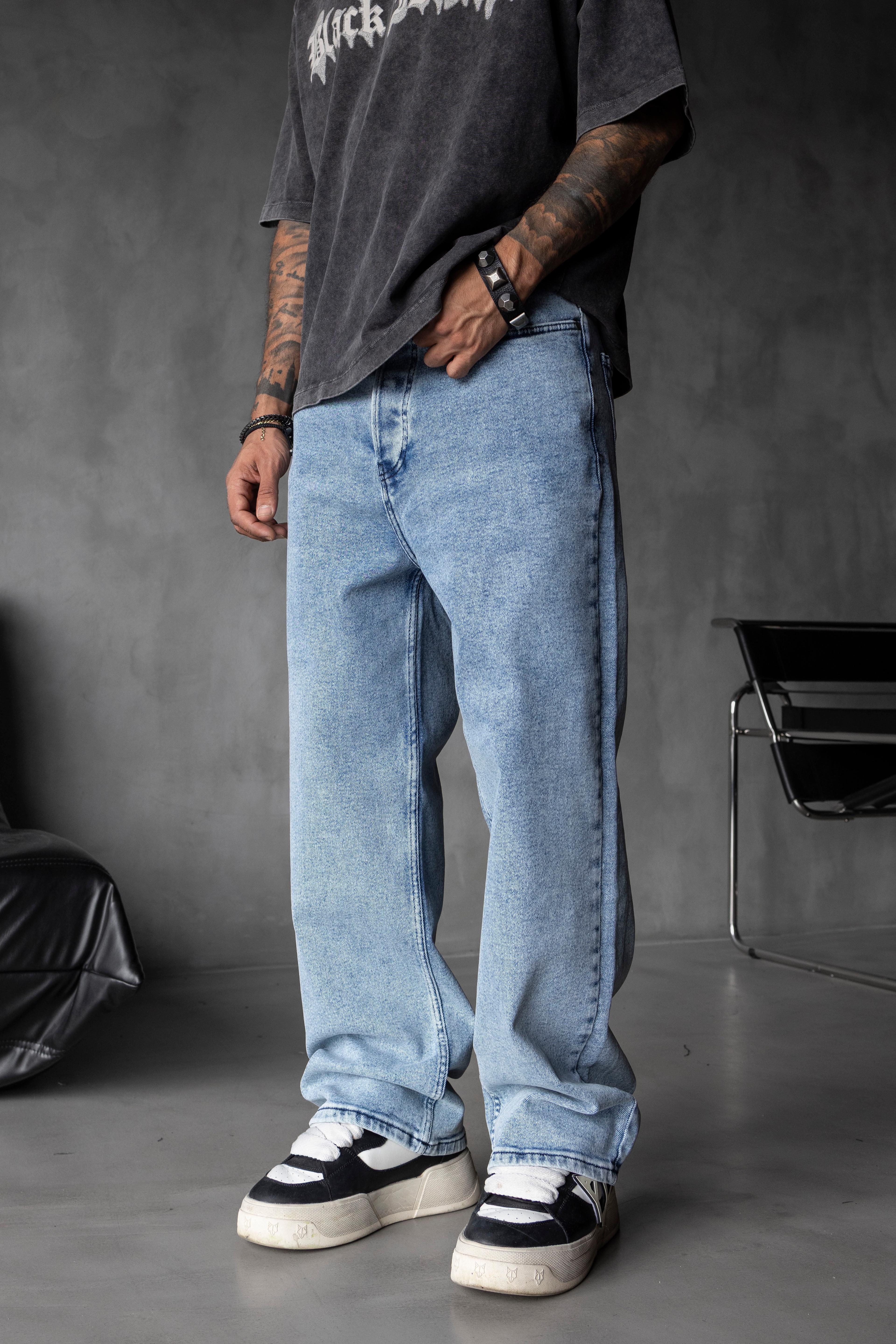 Relaxed Baggy Jean Mavi Pantolon