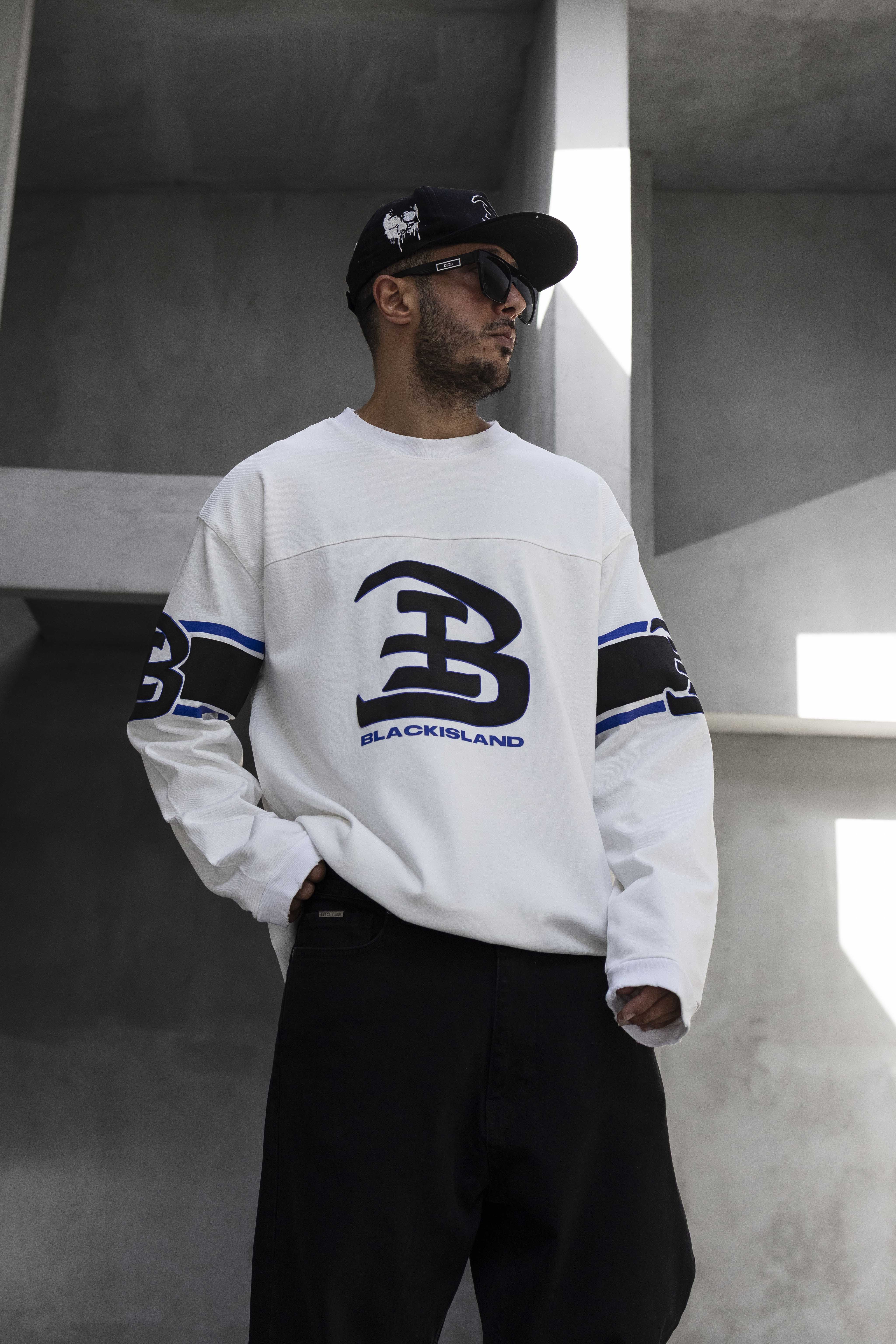Black Island Oversized “Team 84” Long Sleeve