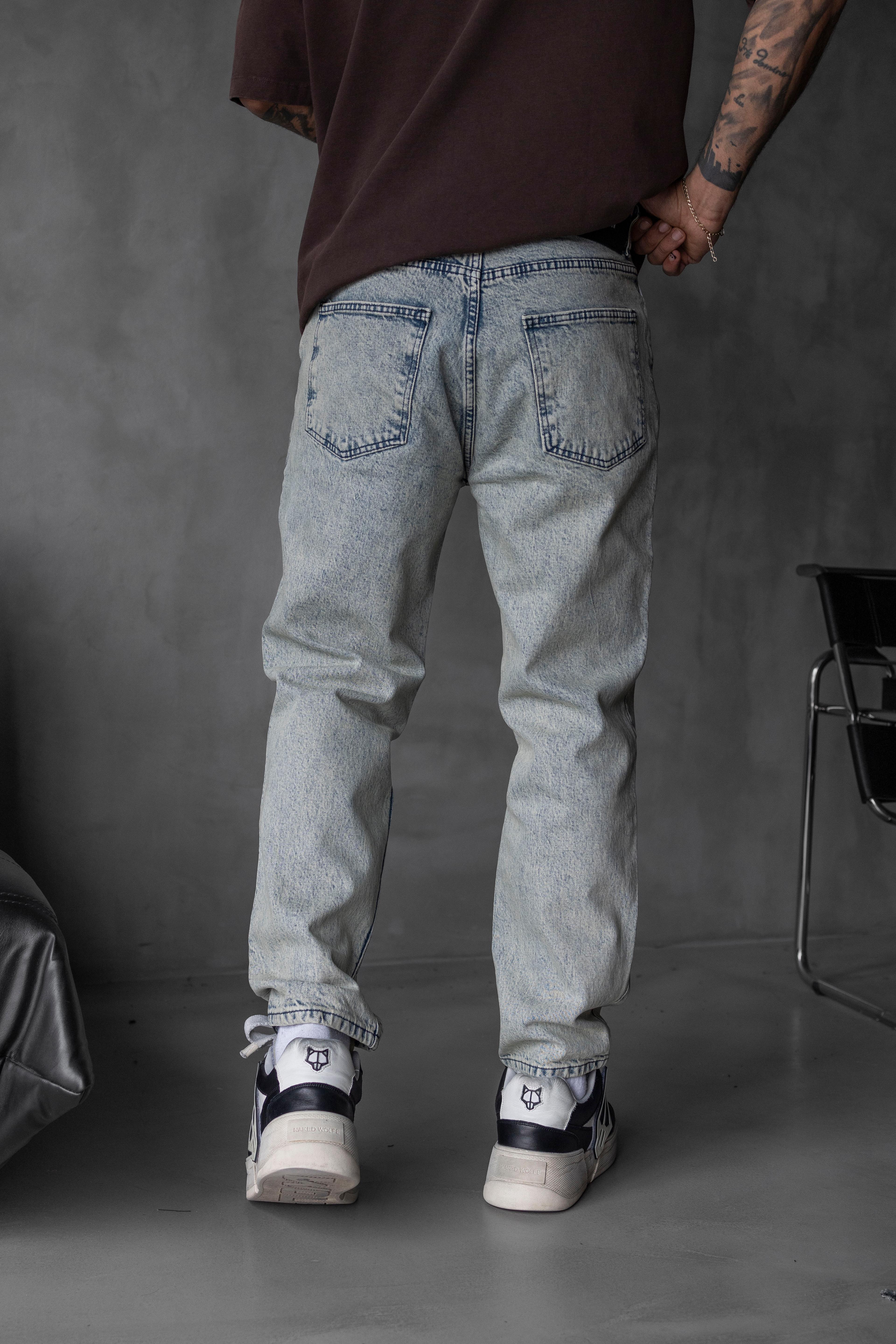 Loose Fit Blue Denim Jean