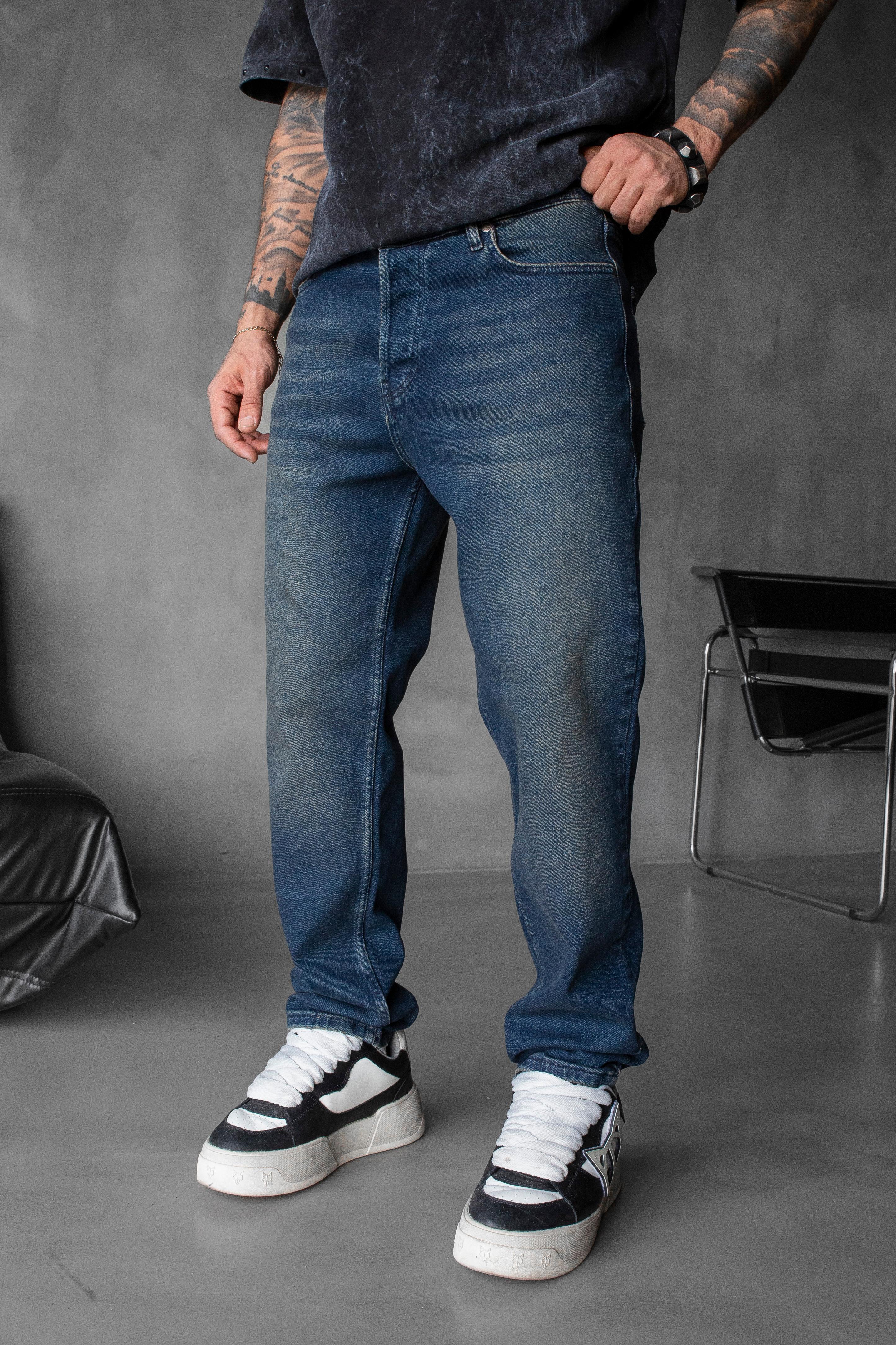 Loose Fit Blue Denim Jean
