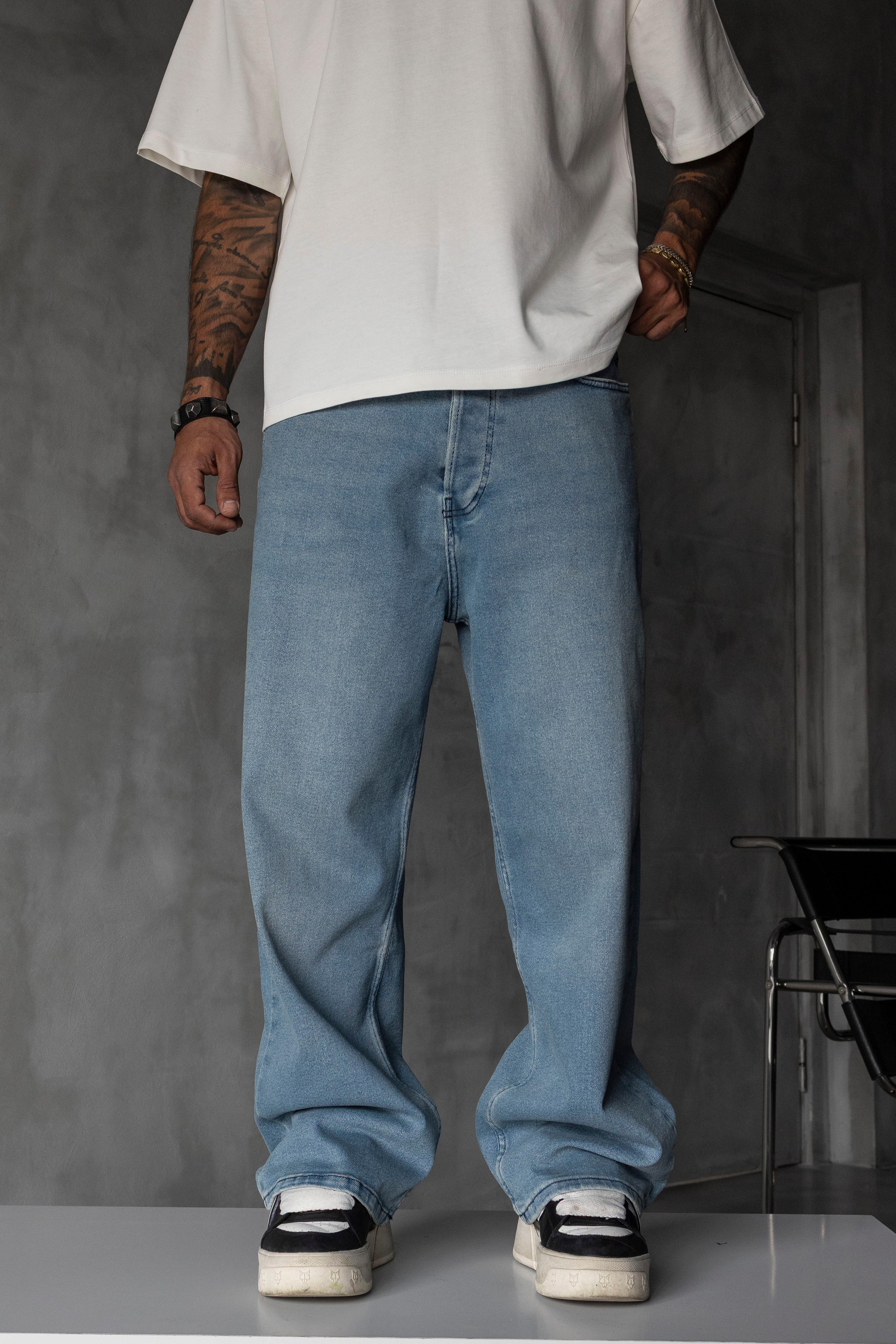 Relaxed Baggy Jean Mavi Pantolon