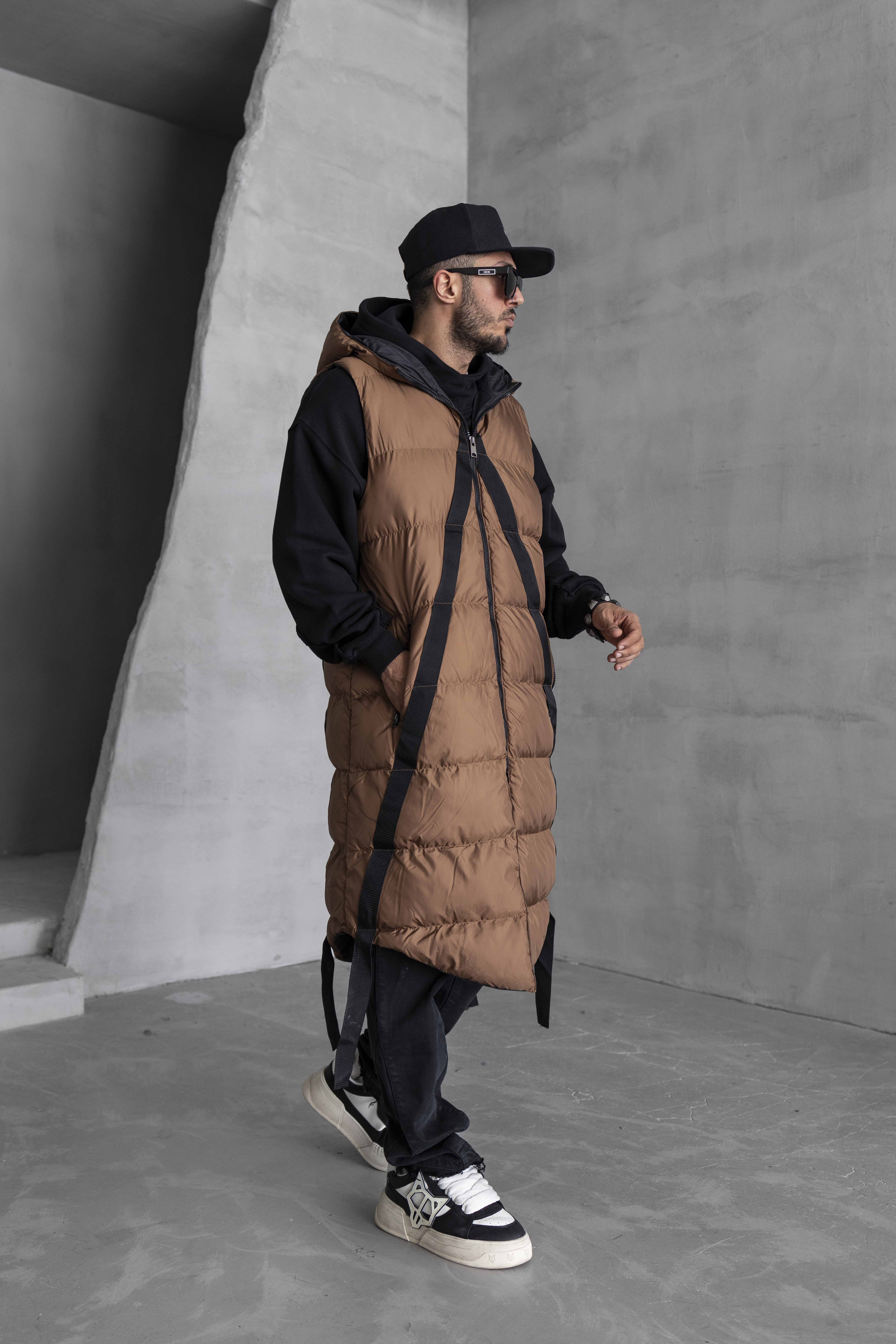 Black Island “Long Puffer Vest”