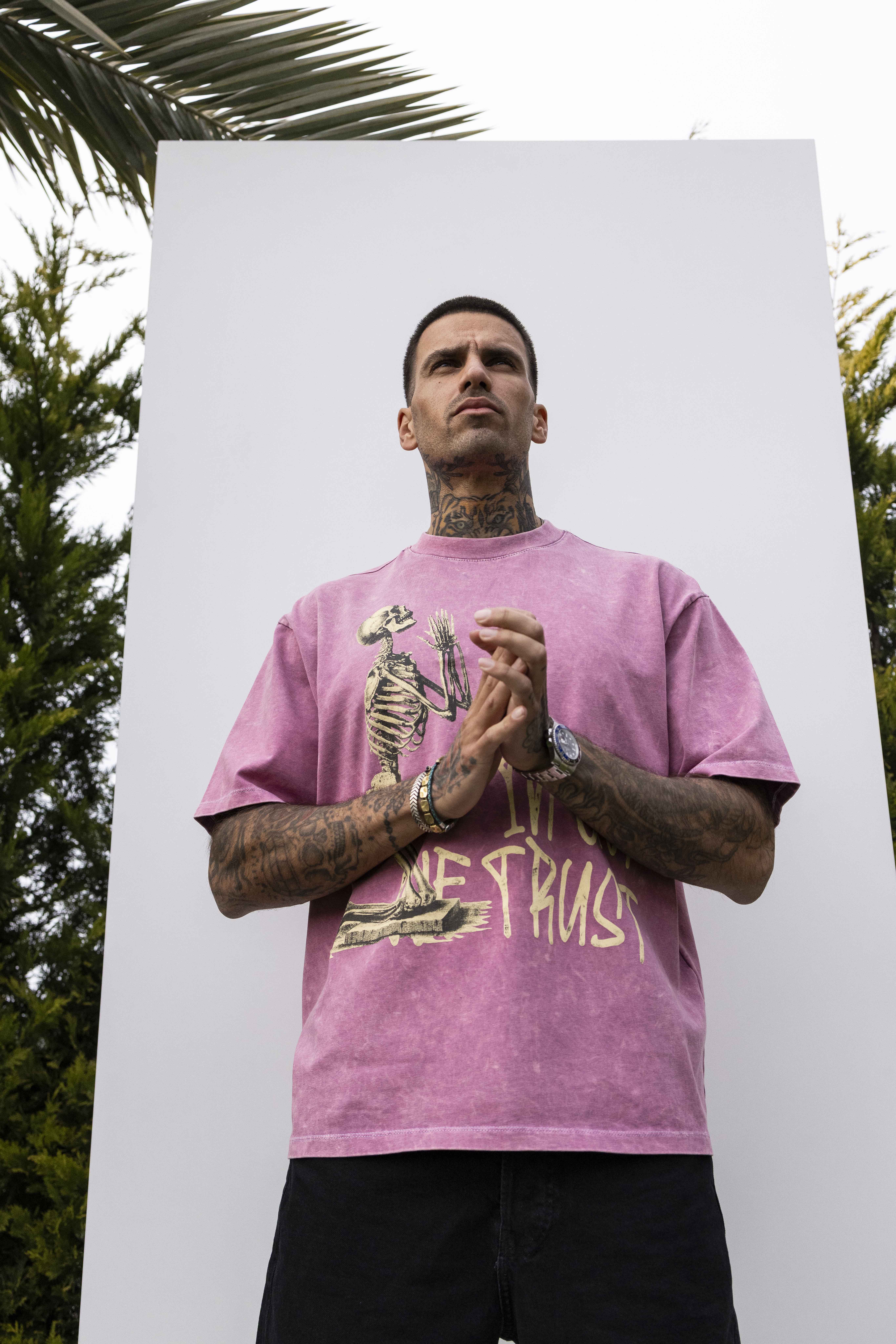 Black Island In God We Trust Oversized T-Shirt