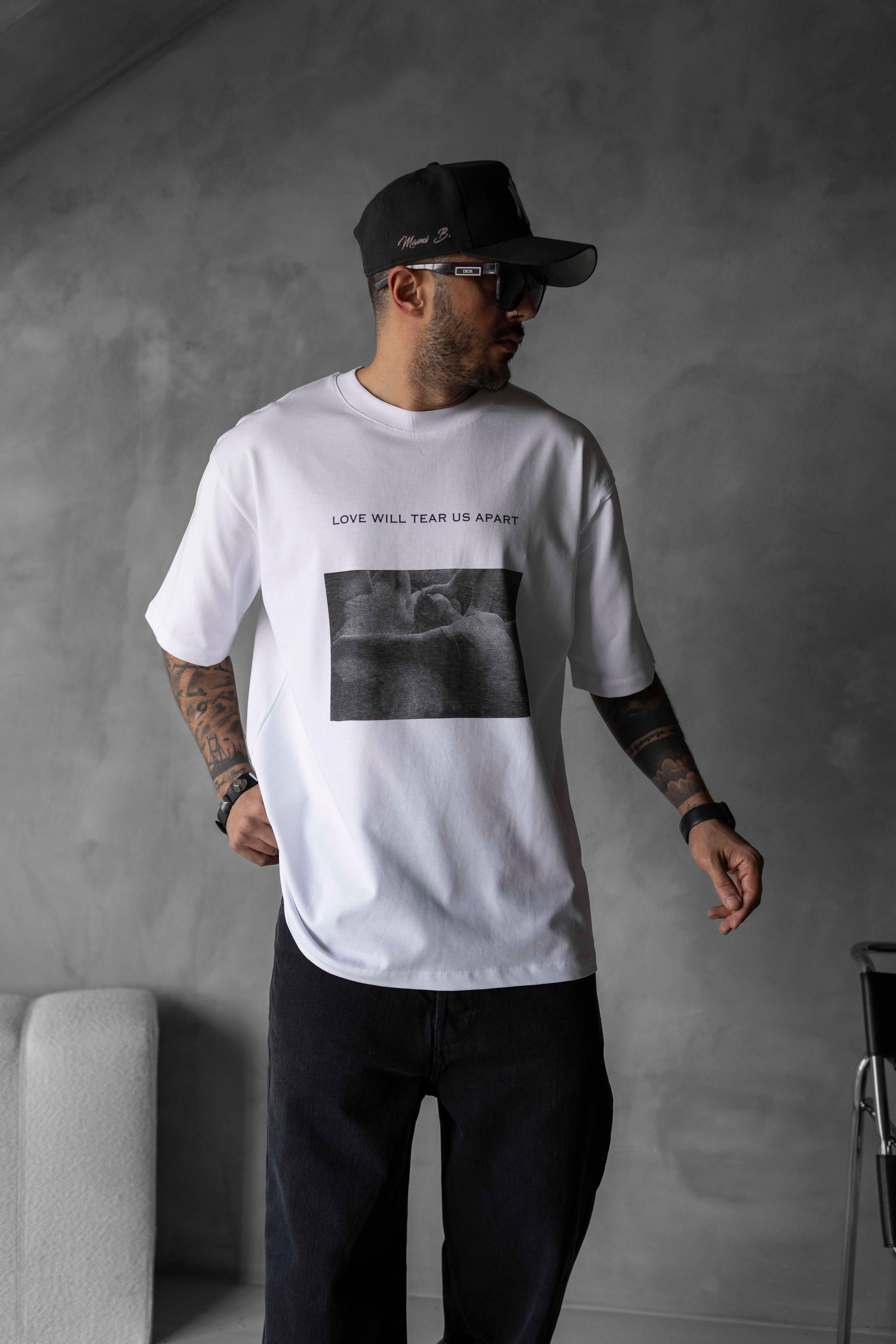 Baskılı Oversize Tişört