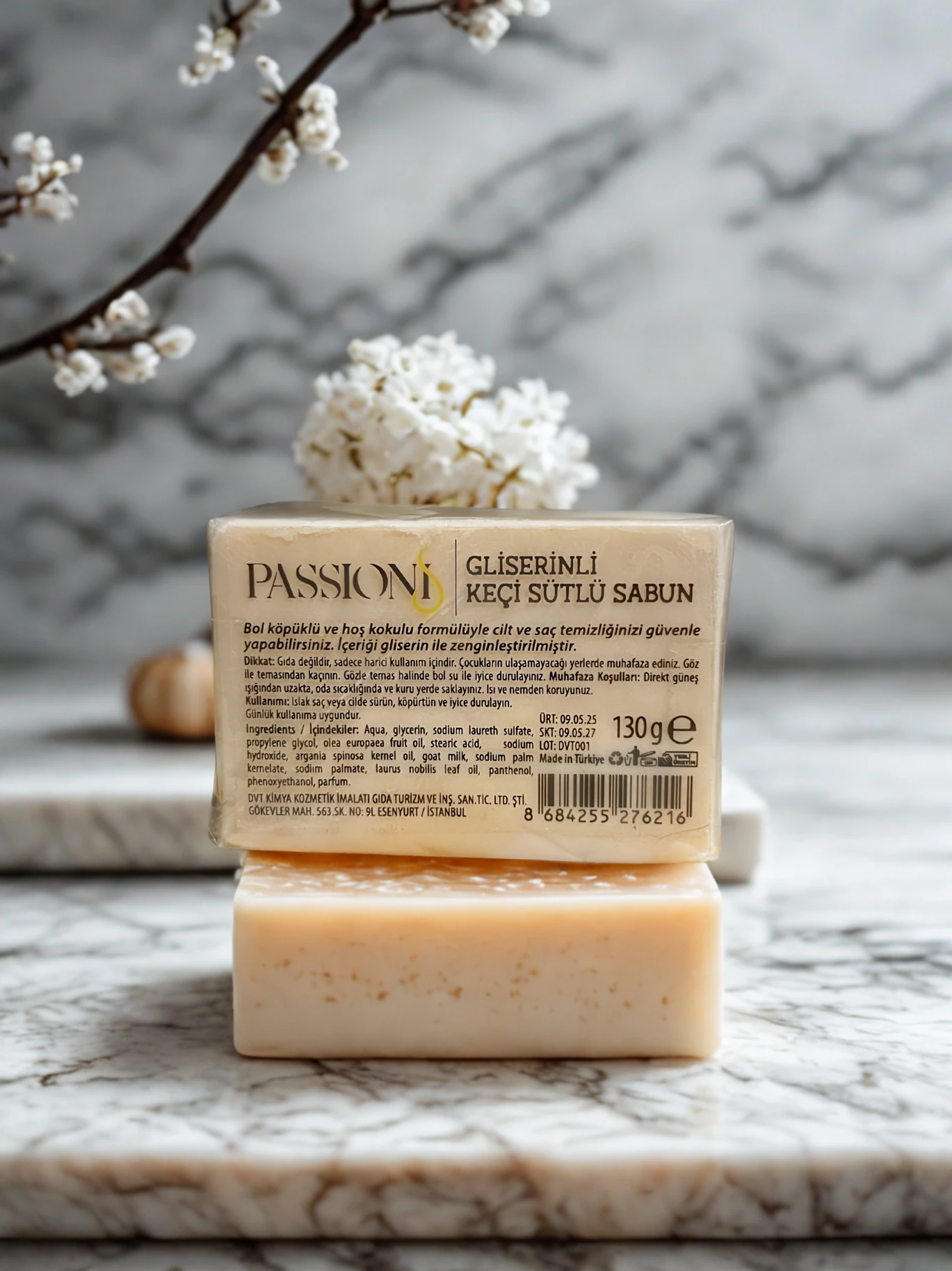 Gliserinli Keçi Sütlü Sabun