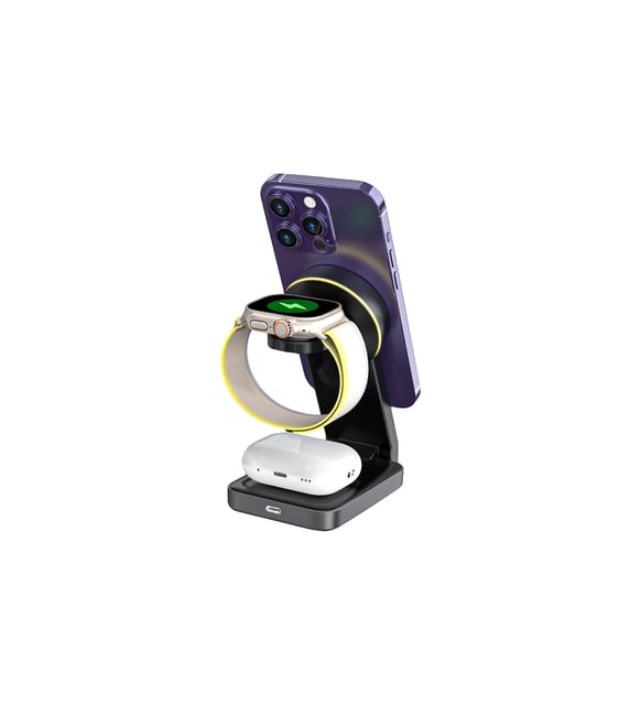 Sunix 3in1 15W Hızlı Şarj Özellikli Magsafe Wireless Stand mg-50