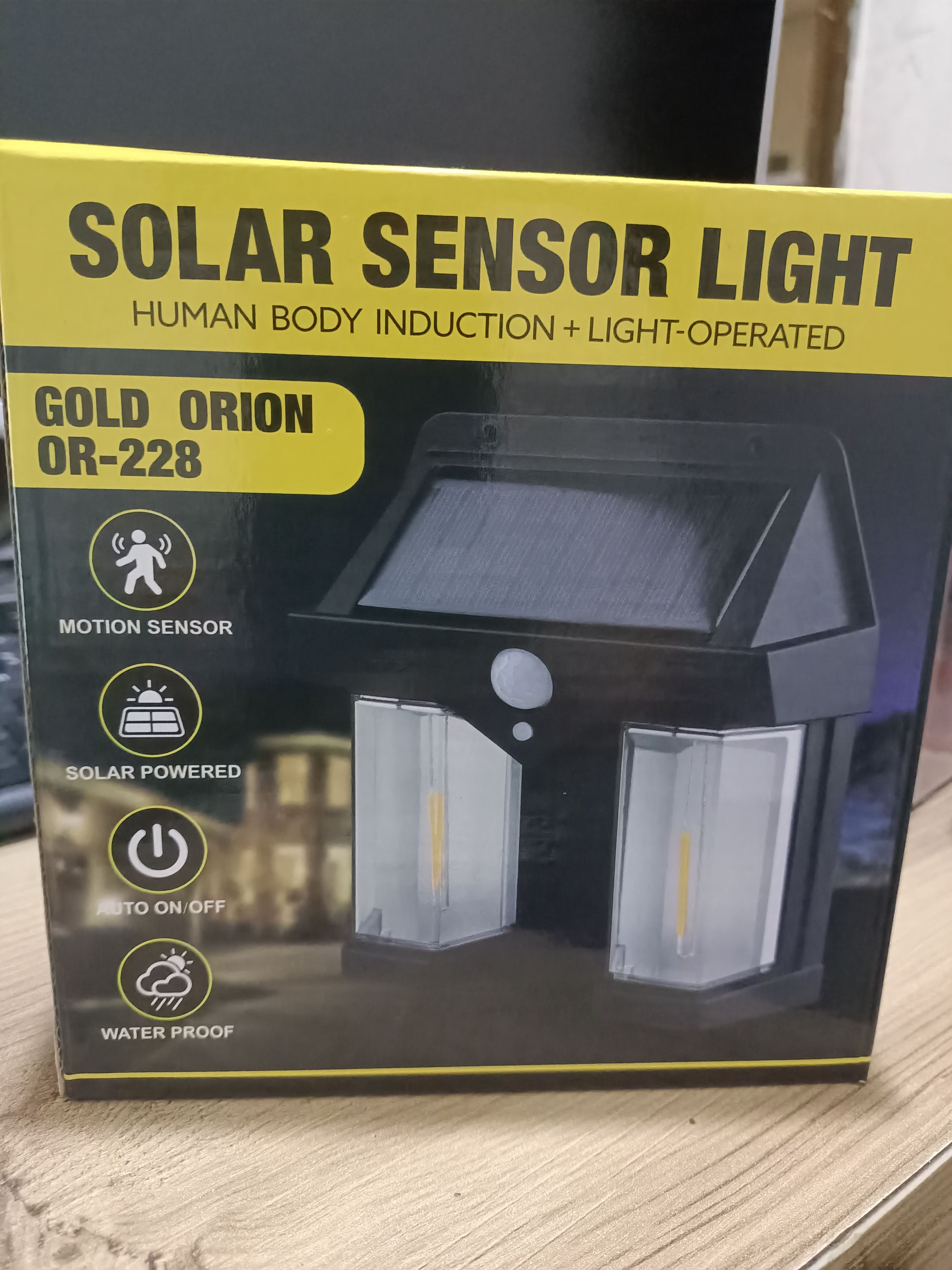 GOLD ORION SOLAR SENSÖRLÜ LAMBA OR-228