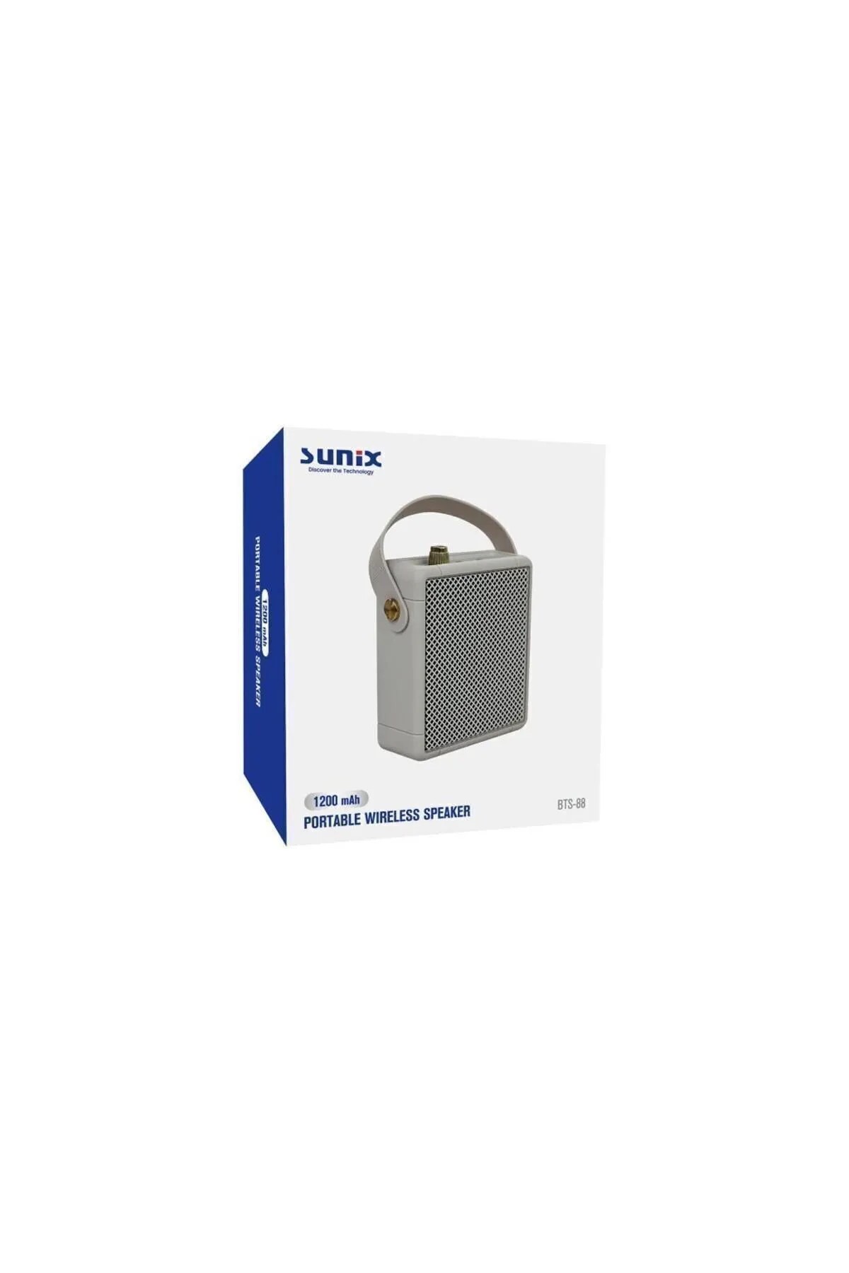 SUNİX 1200 MAH TAŞINABİLİR BLUETOOHT HOPARLÖR (BTS-88)
