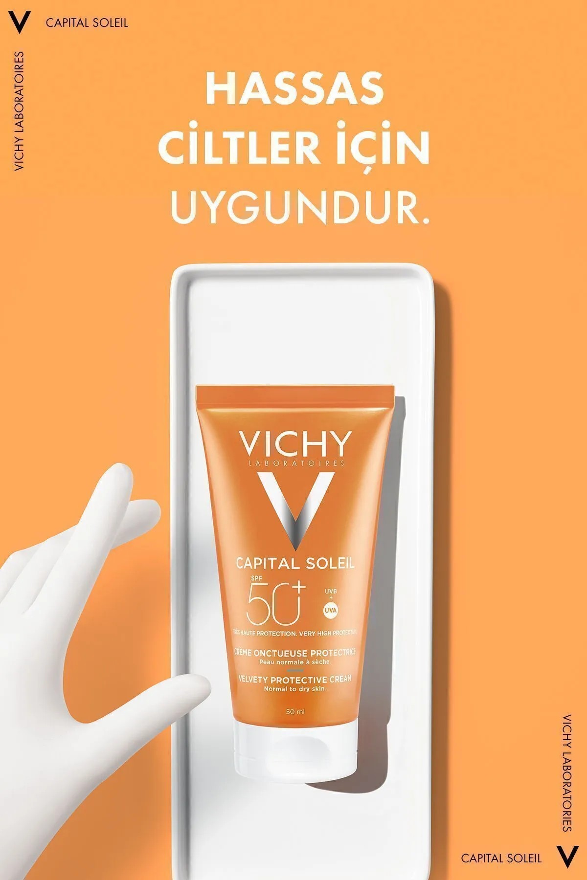 Vichy Capital Soleil Spf50+ Velvety Güneş Koruyucu- 50ml