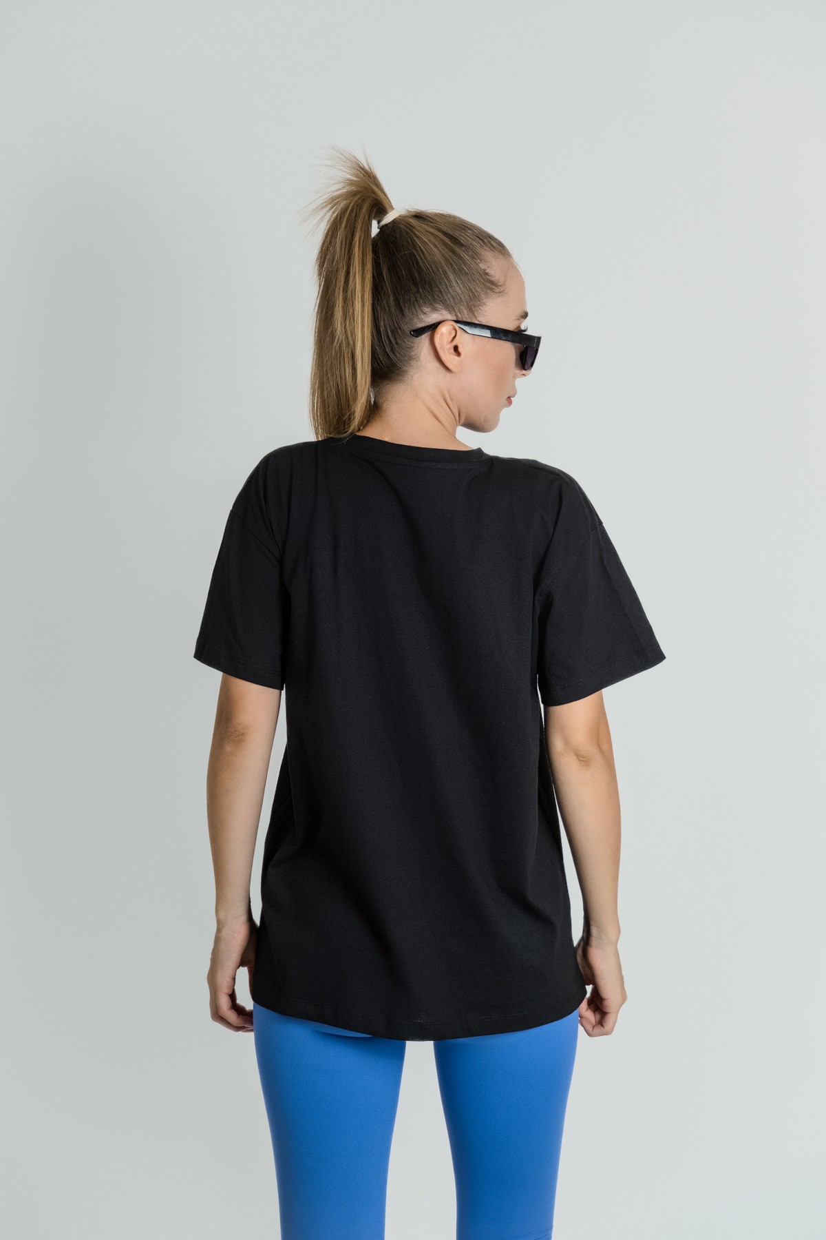 KEEP RISEN Oversize T-Shirt Siyah