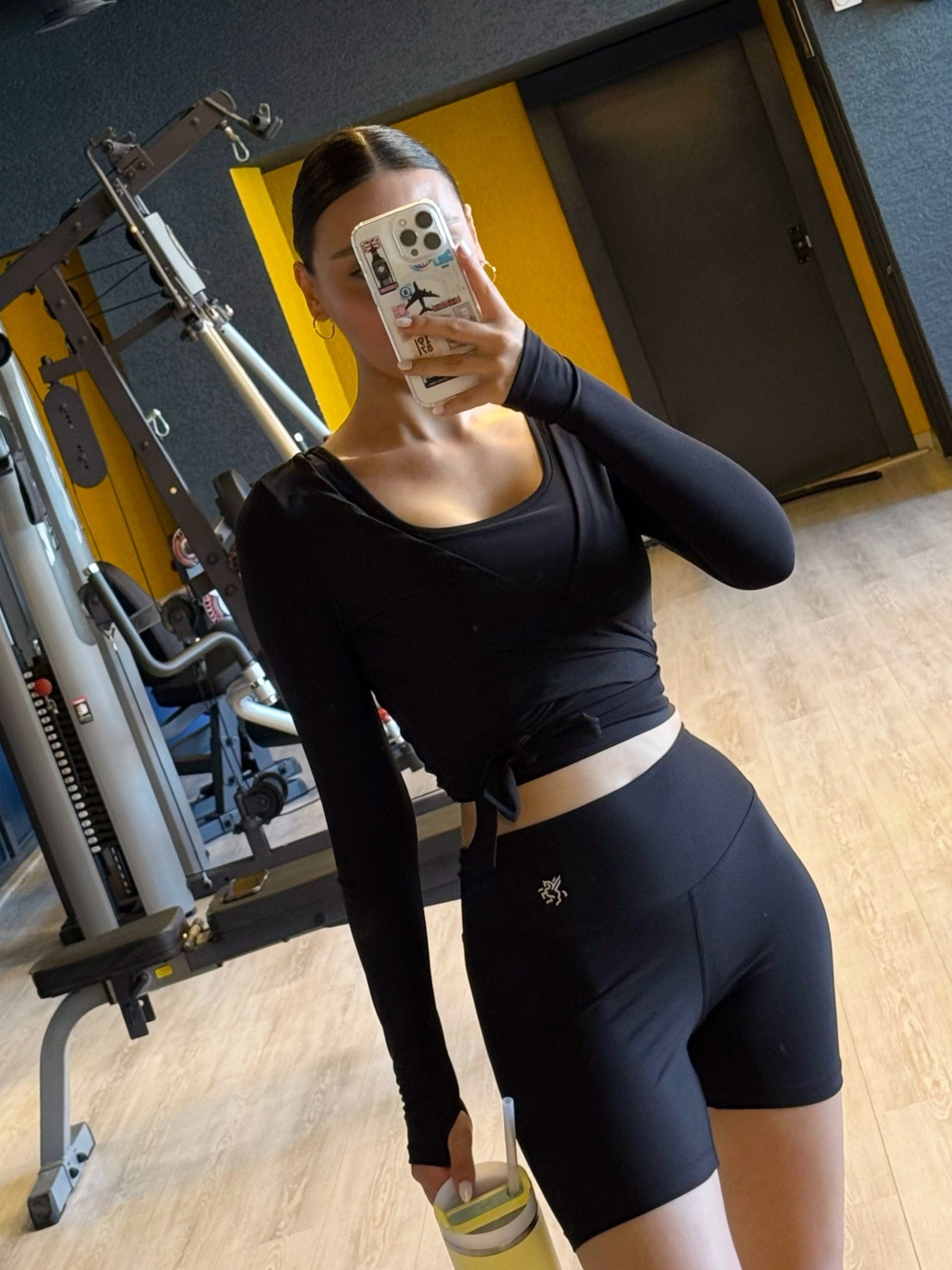 Anvelop Belden Bağlamalı Crop Bluz
