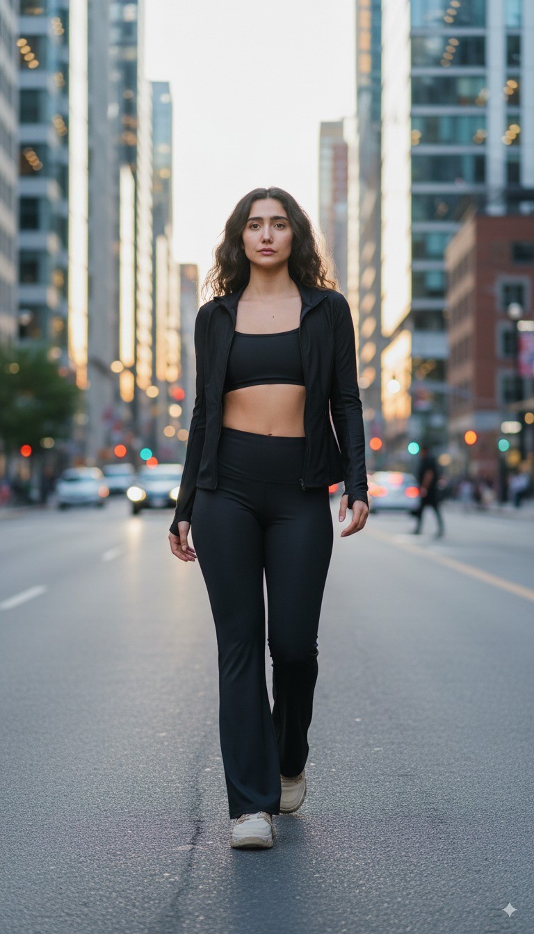 Fermuarlı Çift Cepli Parmak Geçmeli Slim Fit Spor Ceketi Gri