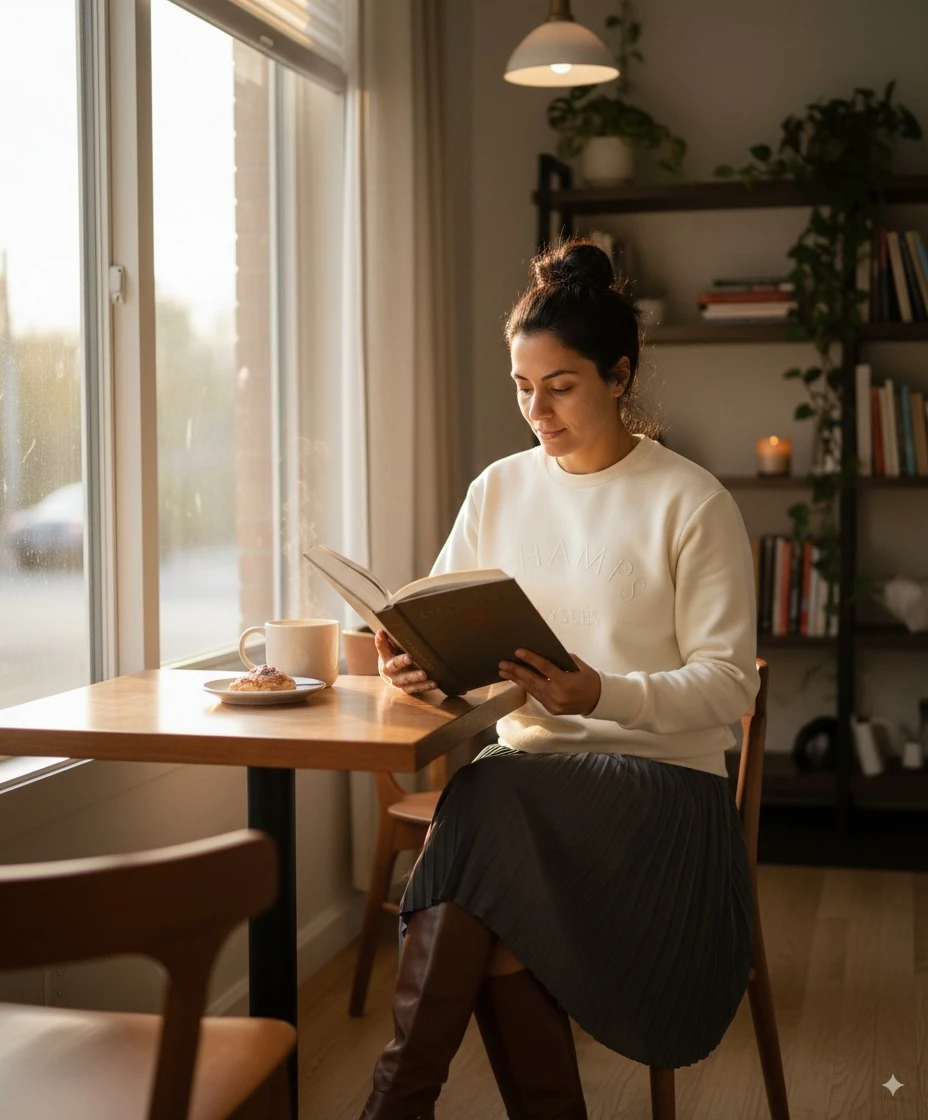 3 İplik Pamuklu Basic Bisiklet Yaka Kadın Sweatshirt