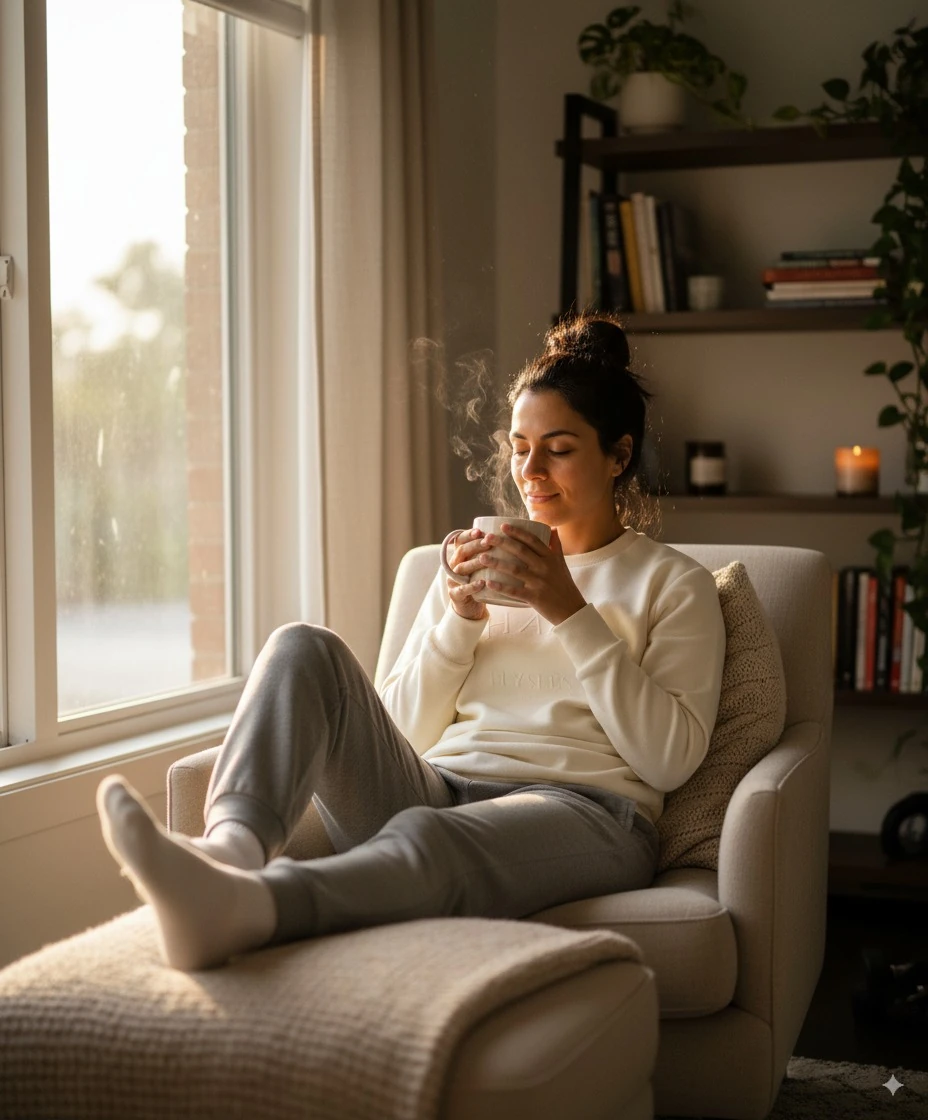 3 İplik Pamuklu Basic Bisiklet Yaka Kadın Sweatshirt