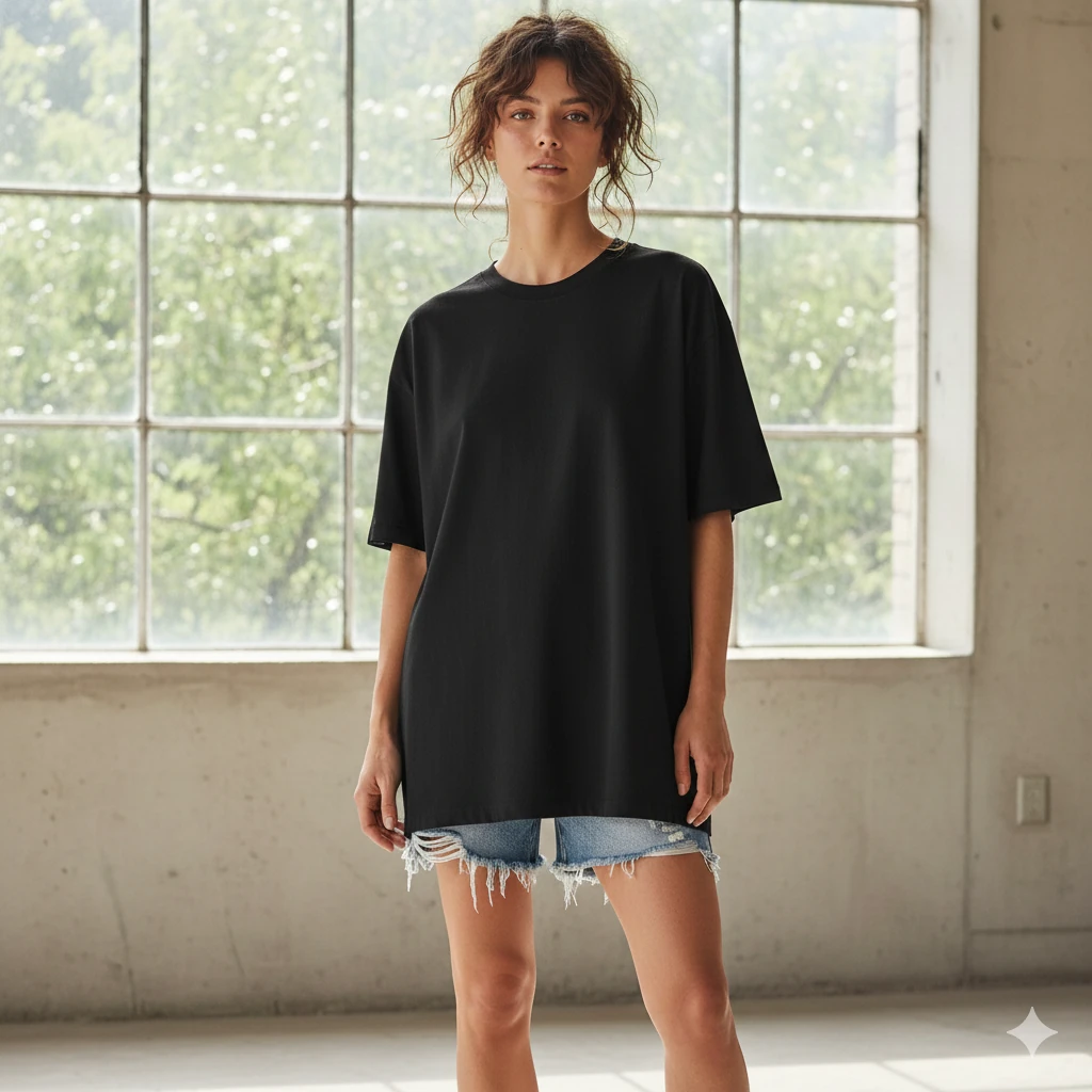 KEEP RISEN Essential Oversize T-Shirt Kadın 