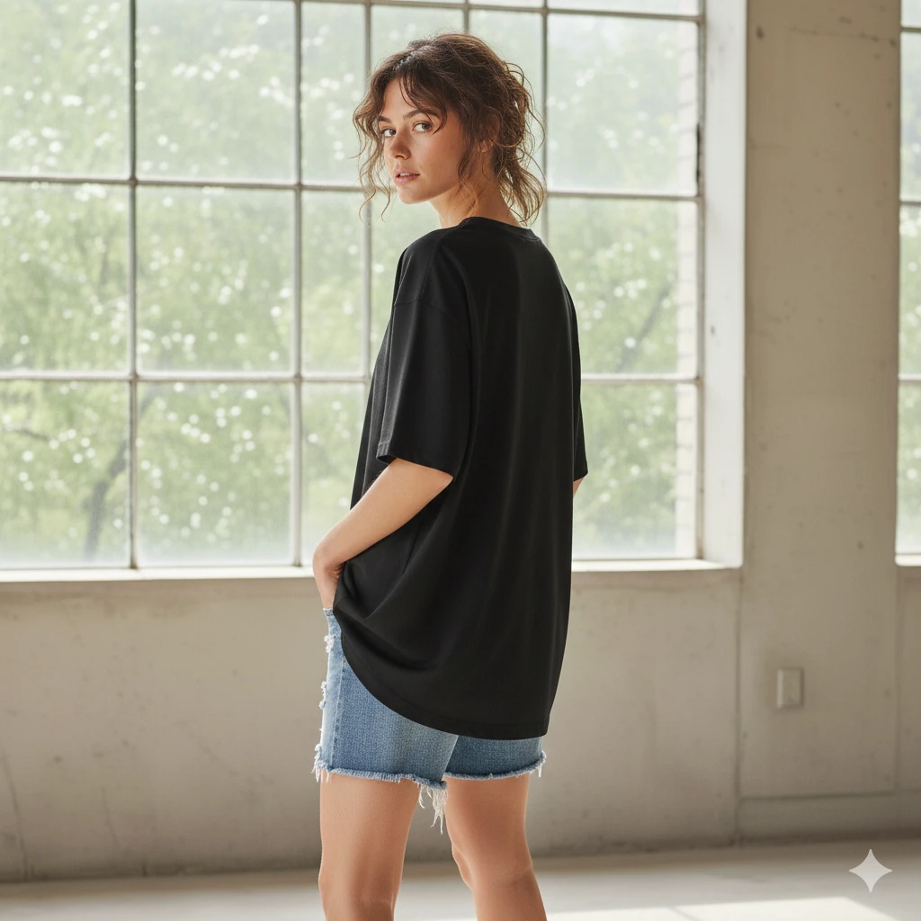 KEEP RISEN Essential Oversize T-Shirt Kadın 