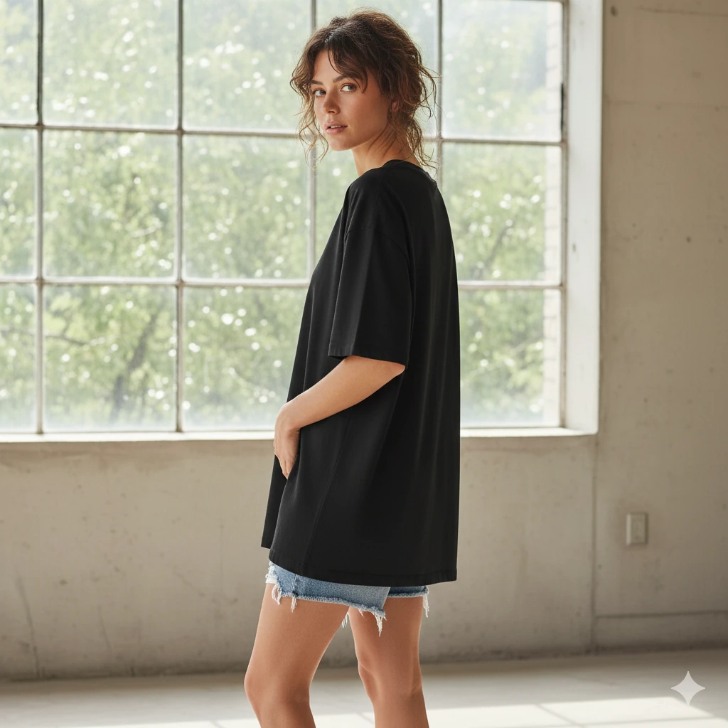 KEEP RISEN Essential Oversize T-Shirt Kadın 