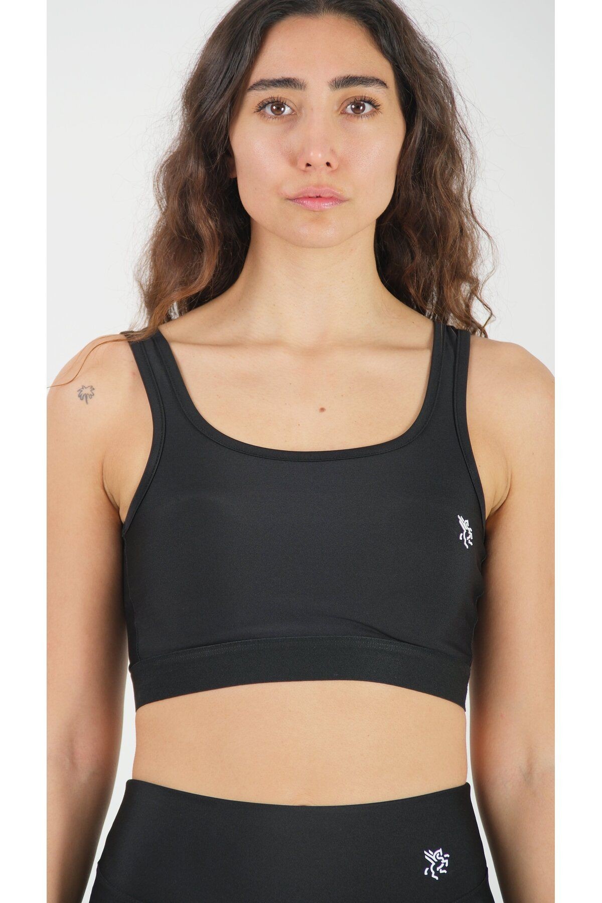 KEEP RISEN Kalın Askılı Pedli Göğüs Altı Lastikli Slim Fit Kadın Spor Sütyeni