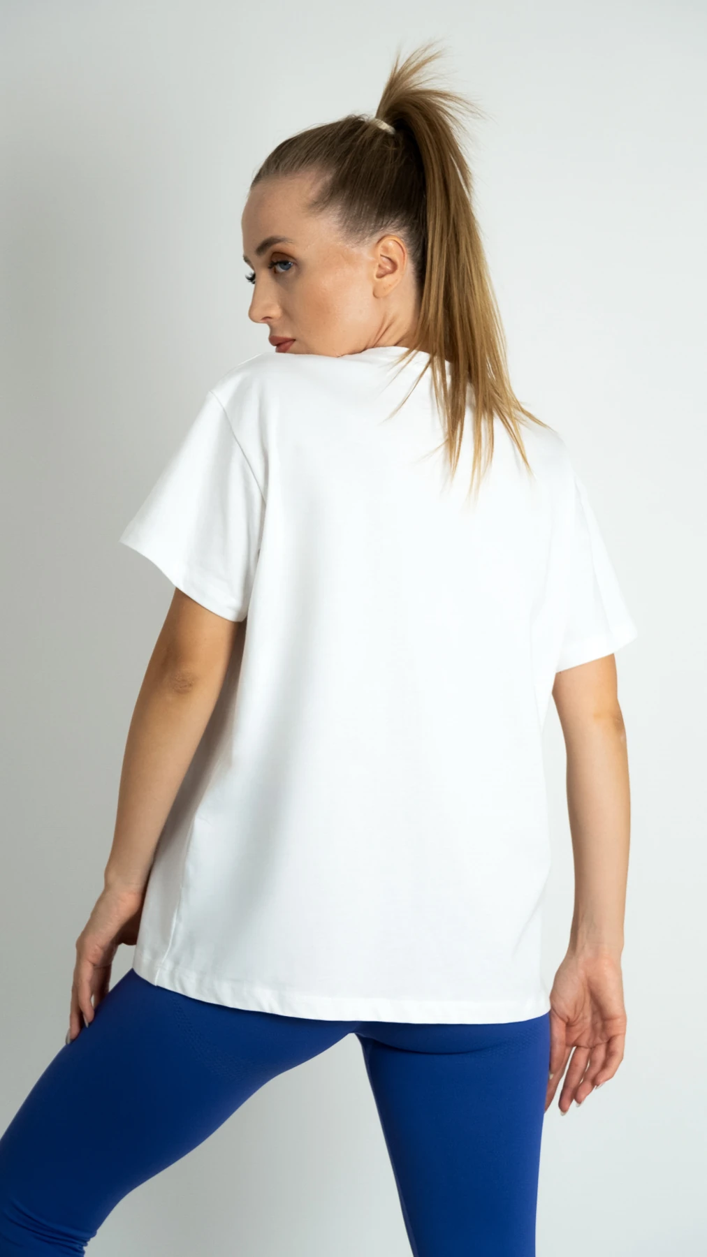 KEEP RISEN Oversize T-Shirt Beyaz